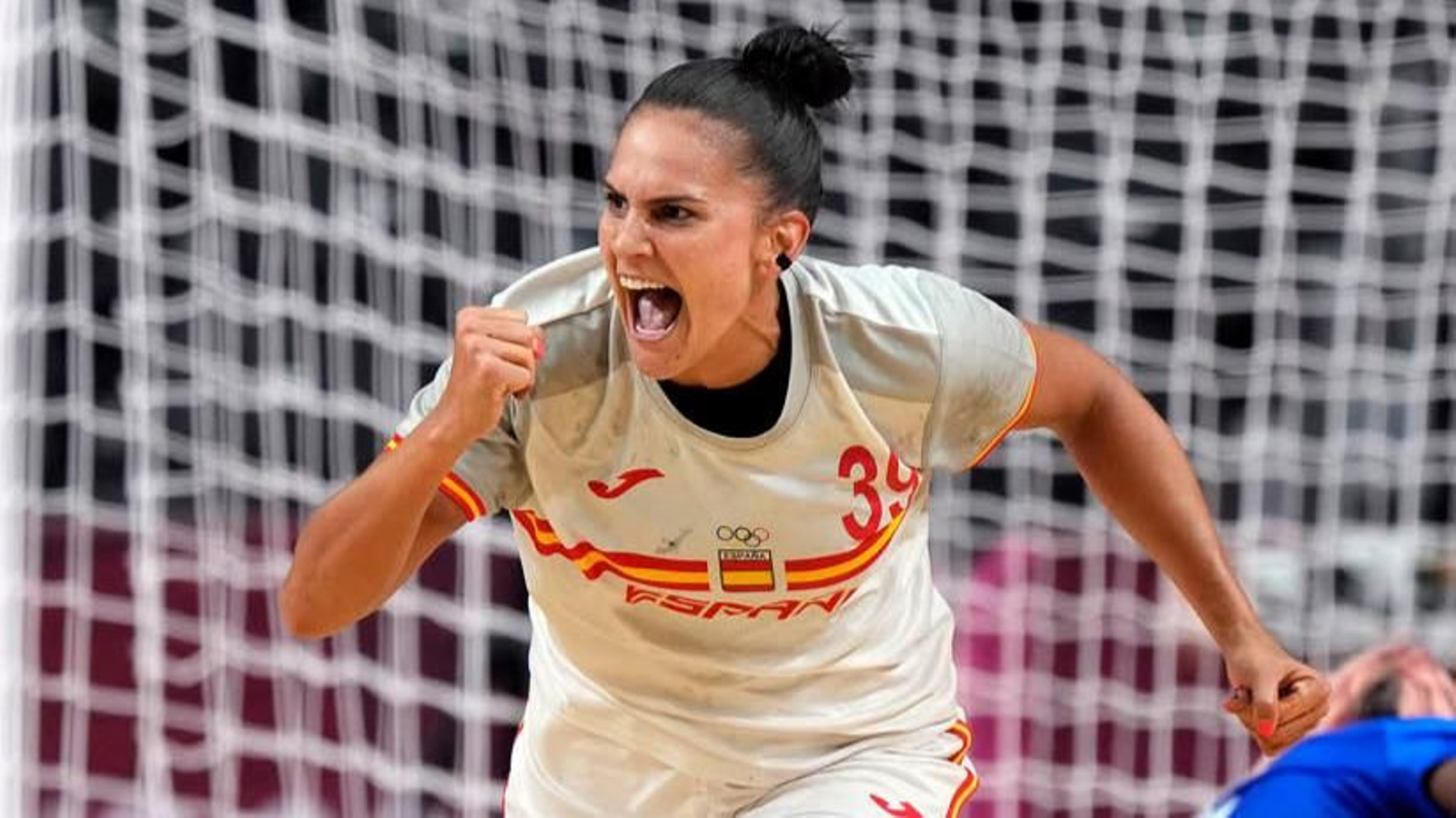 La grancanaria Almundena Rodríguez anotó cuatro dianas ayer.
