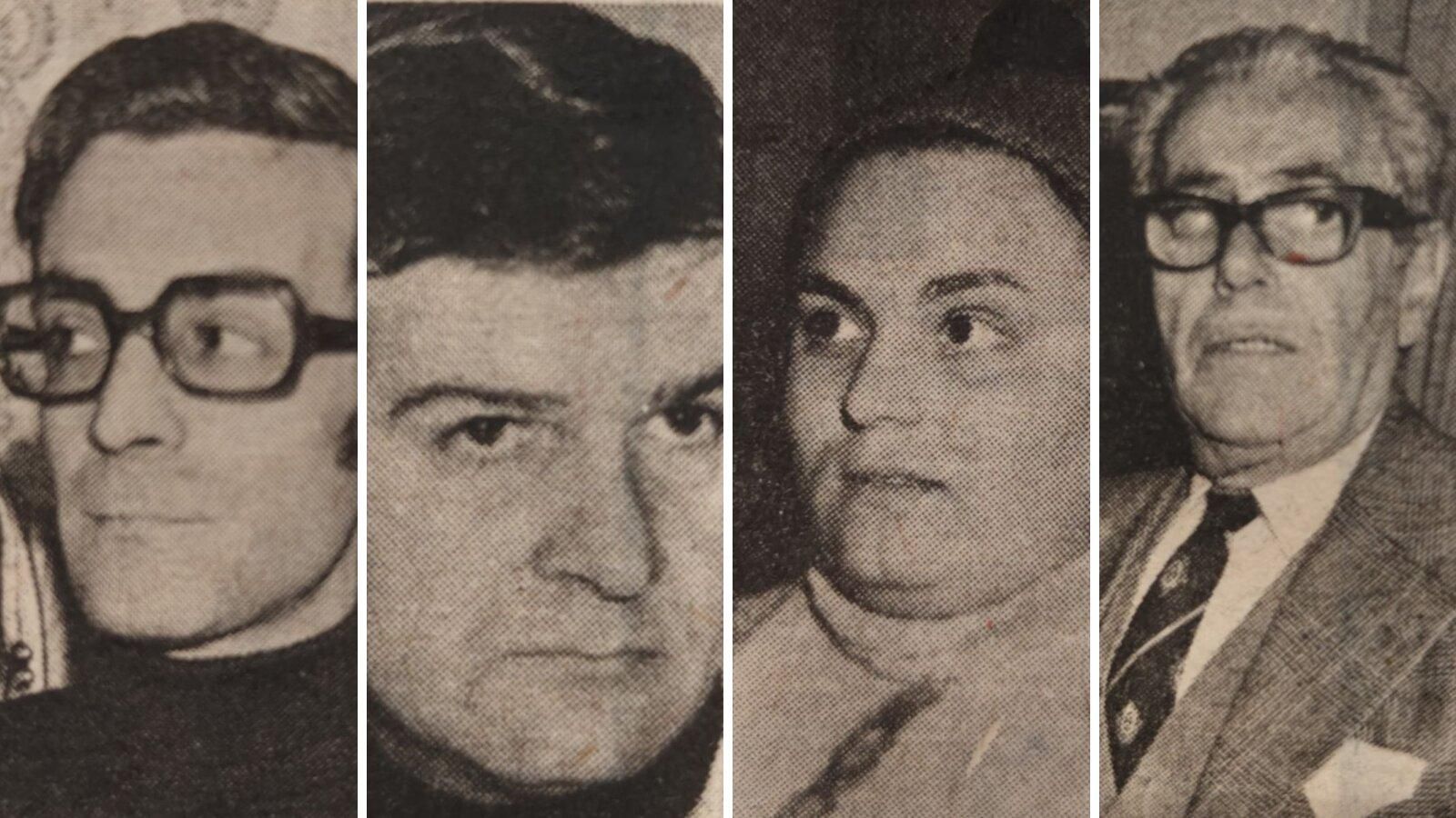 Manuel Domínguez Quiroga, Eugenio Moreiras Failde, Concepción Limia Novoa y Teodoro Sanmartín.