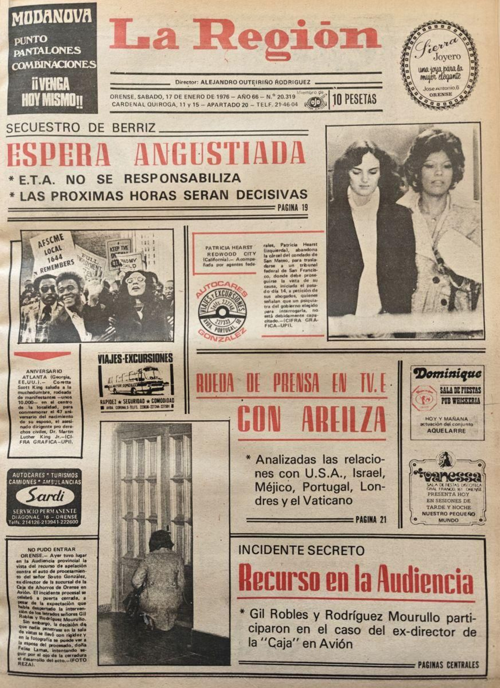 La portada.
