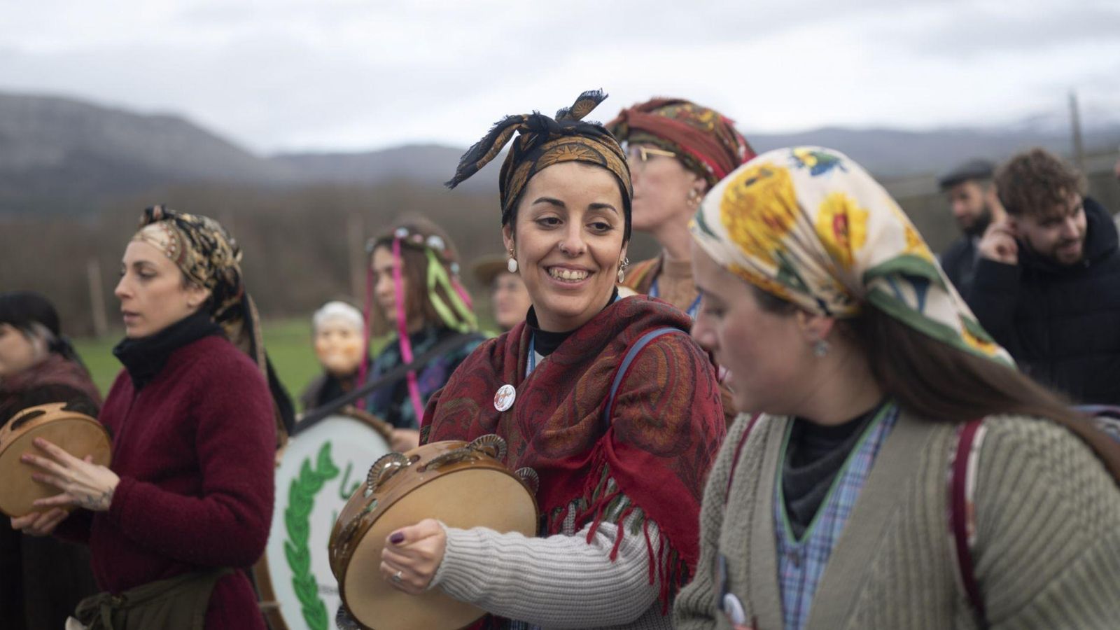 A música tradicional non parou de soar durante a tarde e a noite.