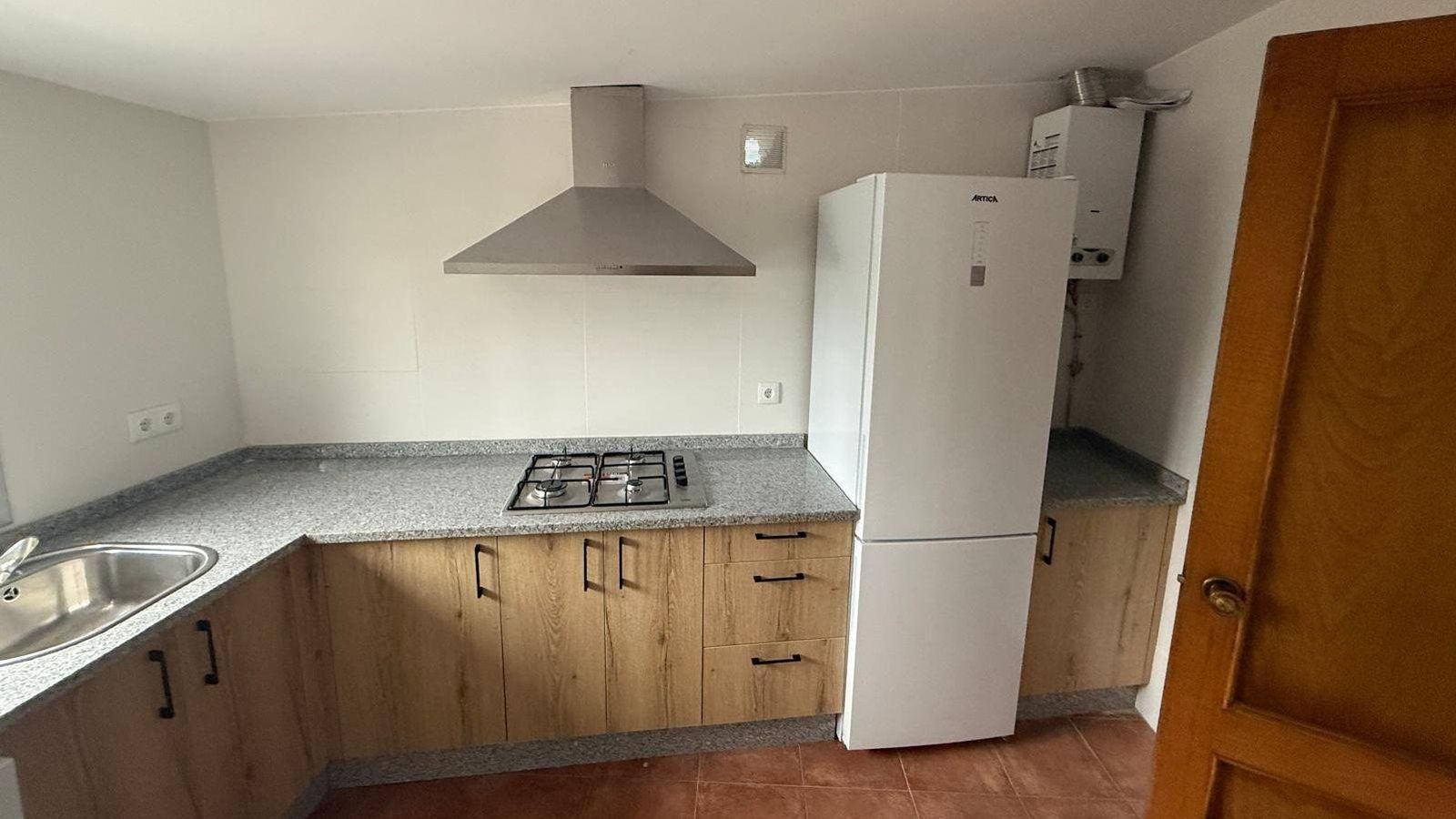 Aspecto interior de la nueva vivienda social de O Riós.