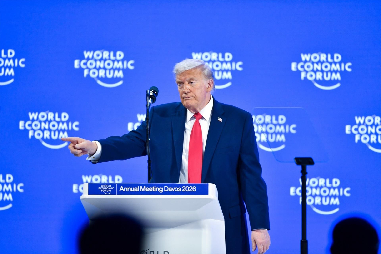 Donald Trump en Davos