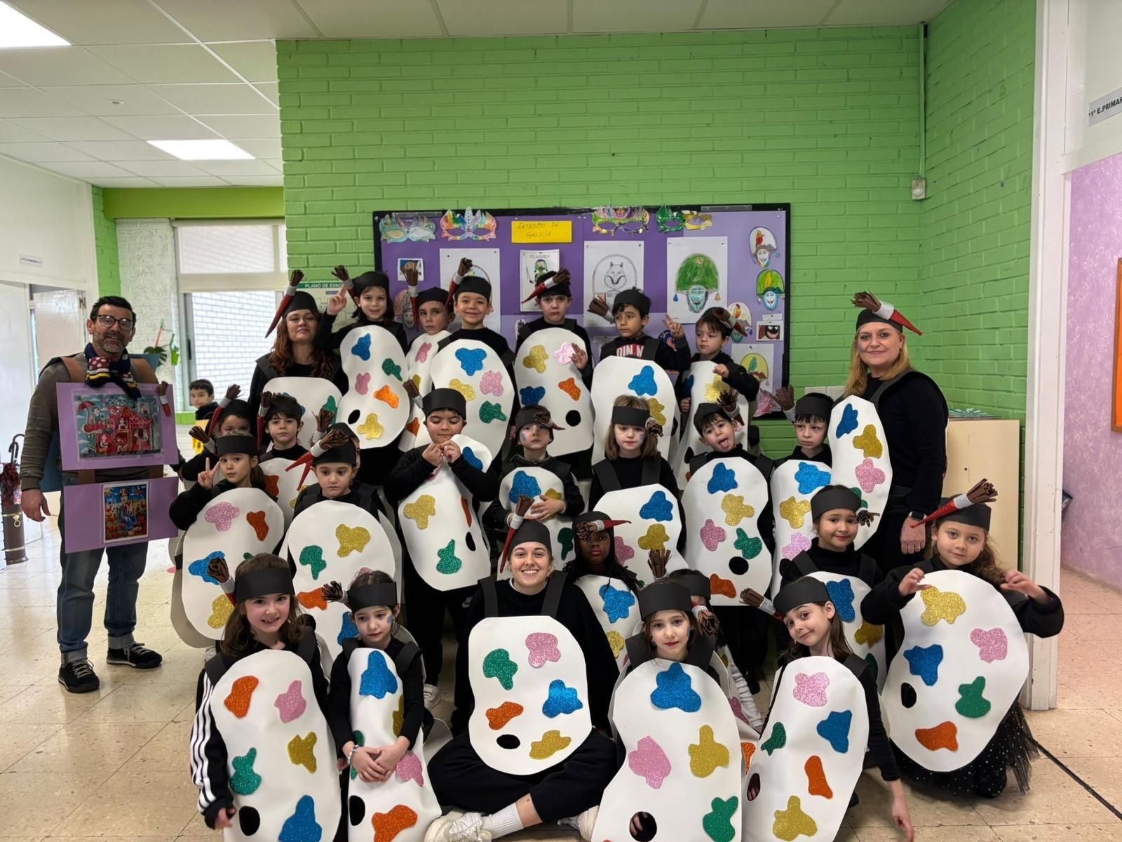 O Entroido no colexio de Ribadavia