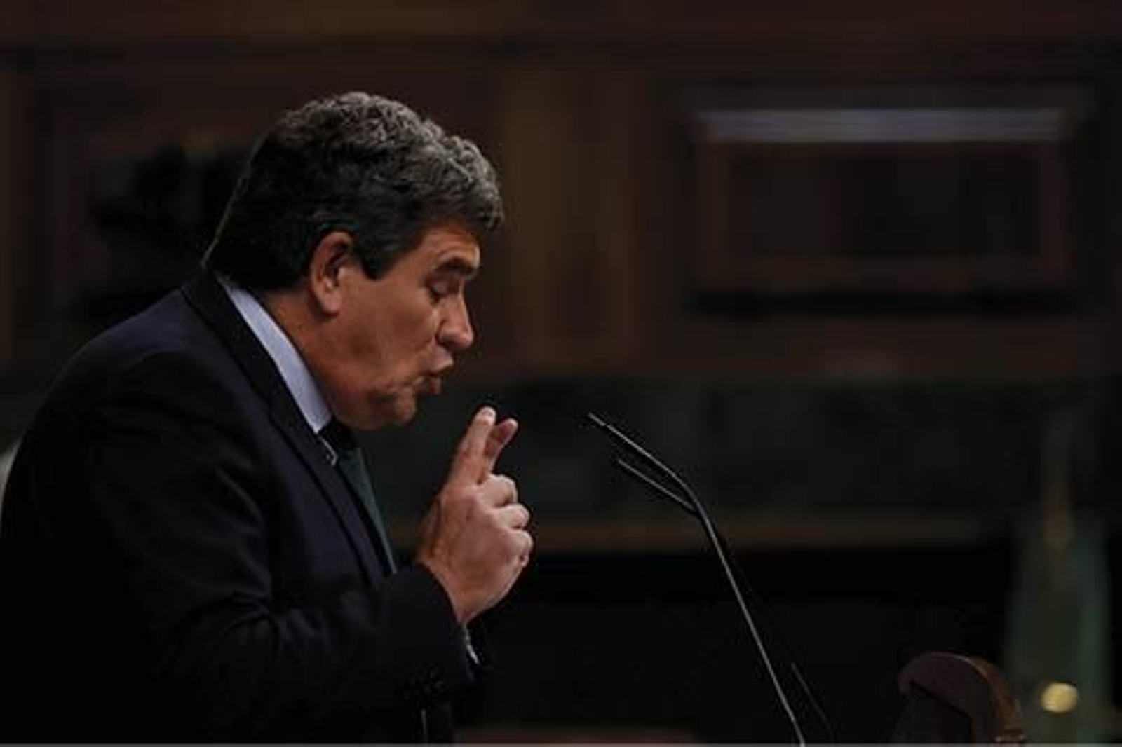 El ministro Escrivá, en el Congreso.