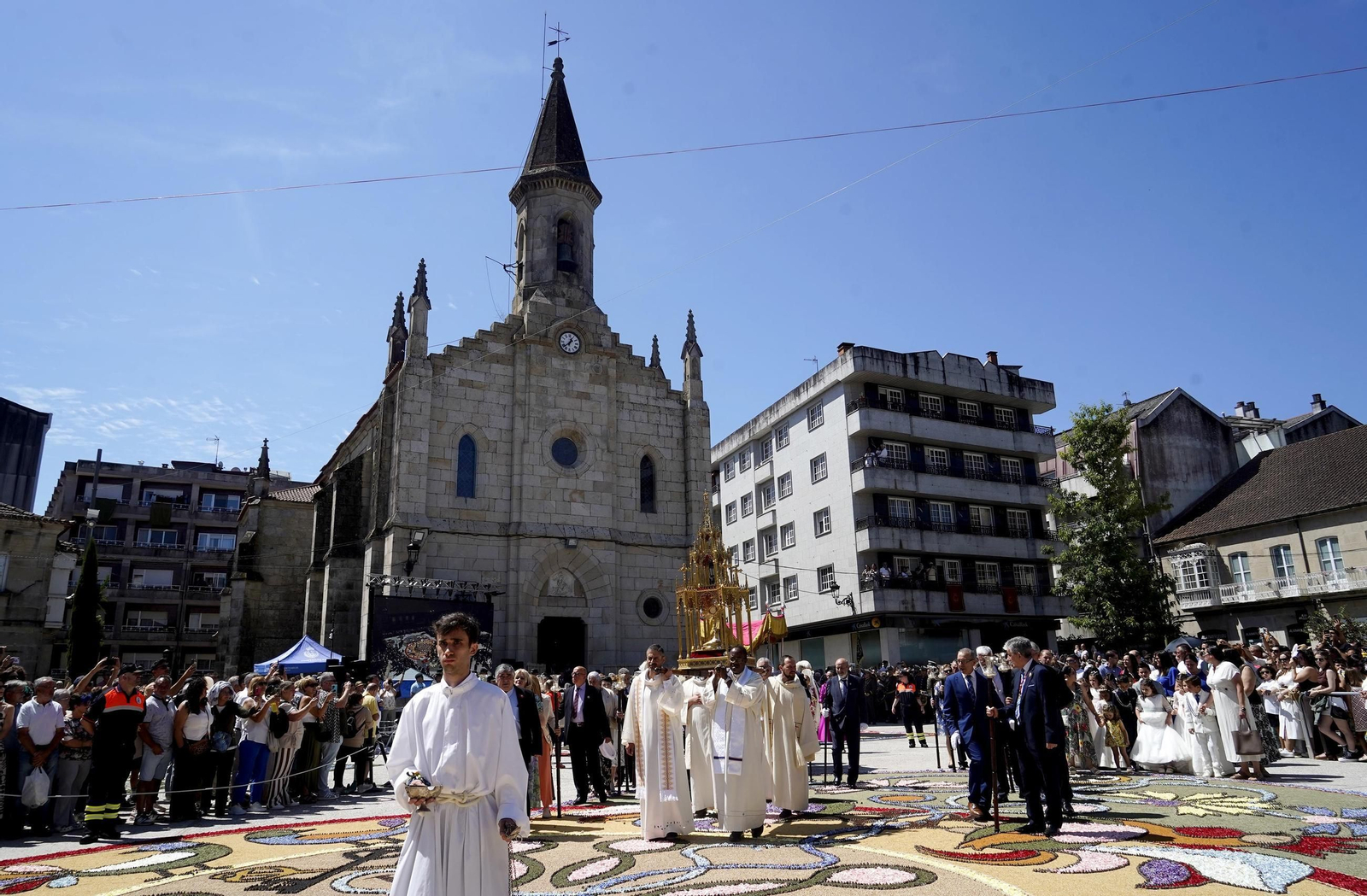 Celebración del Corpus en Ponteareas.
