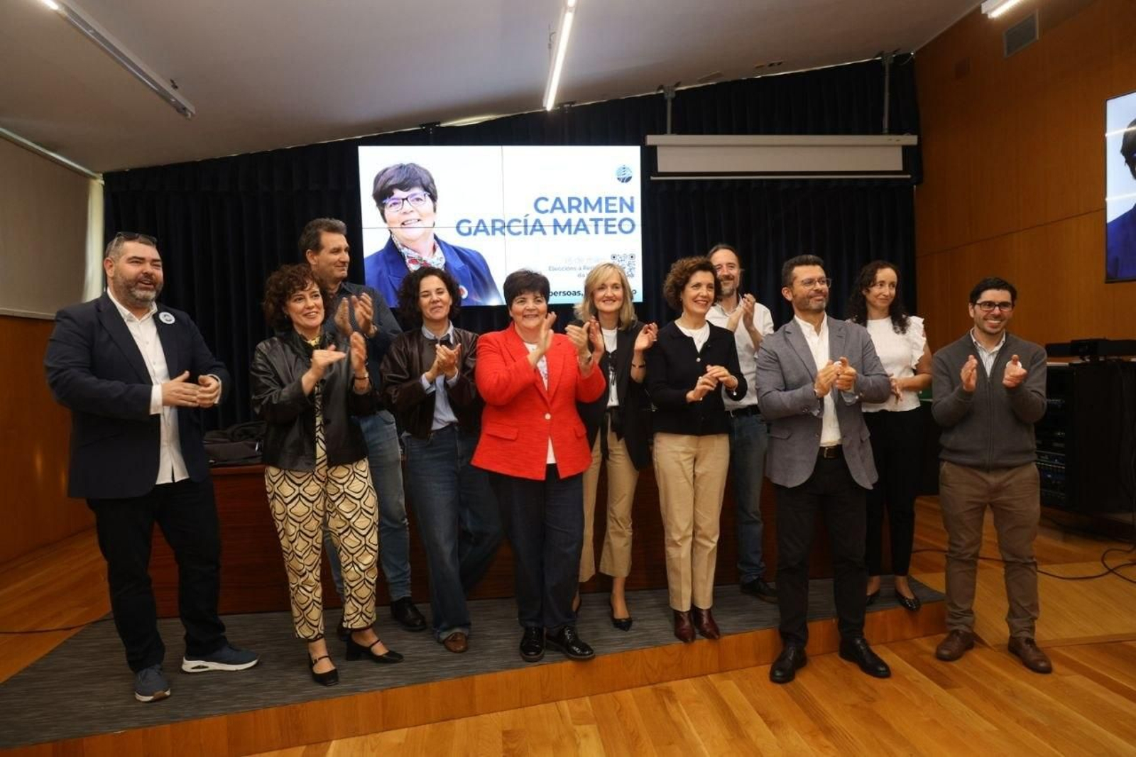 Galería | Carmen García Mateo celebra su victoria en las elecciones de la UVigo