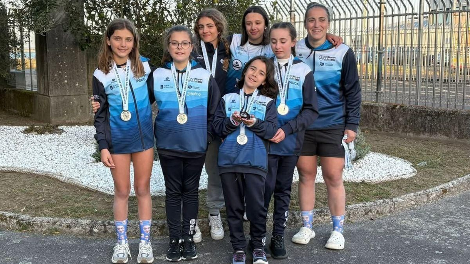 Las alevines son una de las cinco tripulaciones de Tirán en el Campeonato de España.