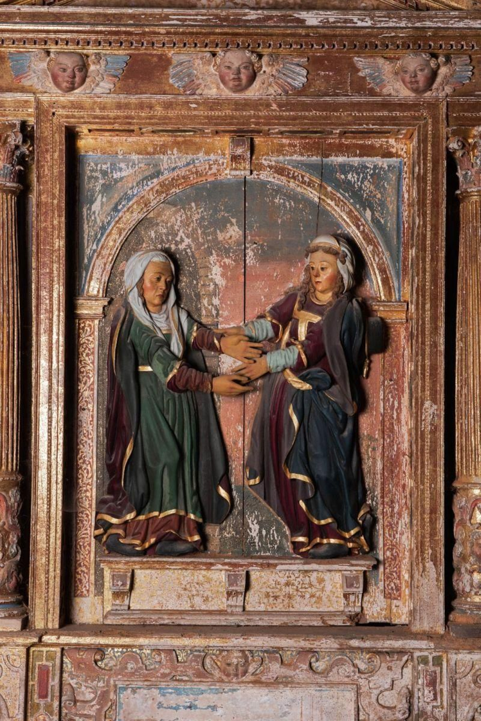 La representación de la Visitación.