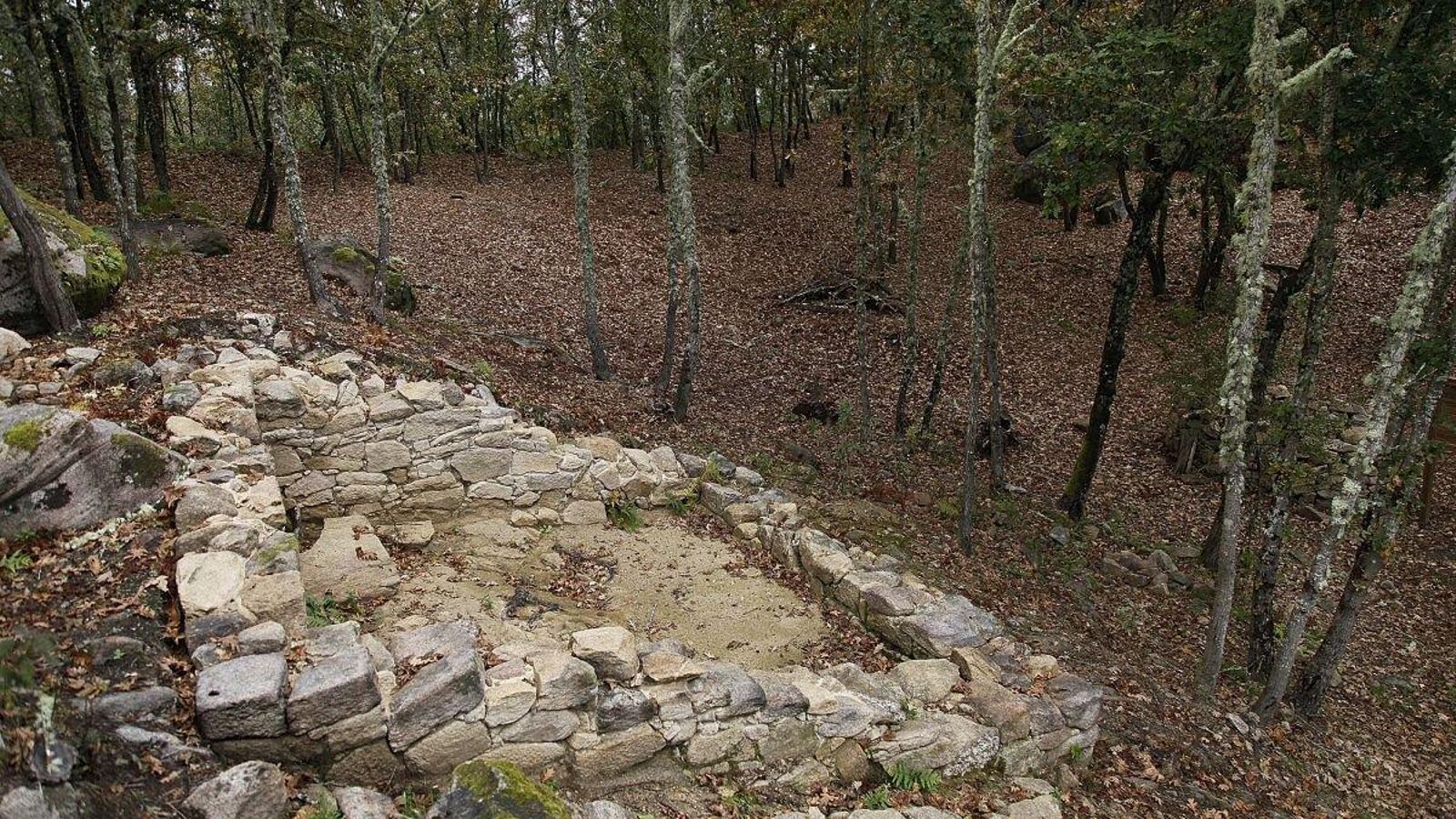 Castro de Santa Mariña, ocupado en la Edad del Hierro.