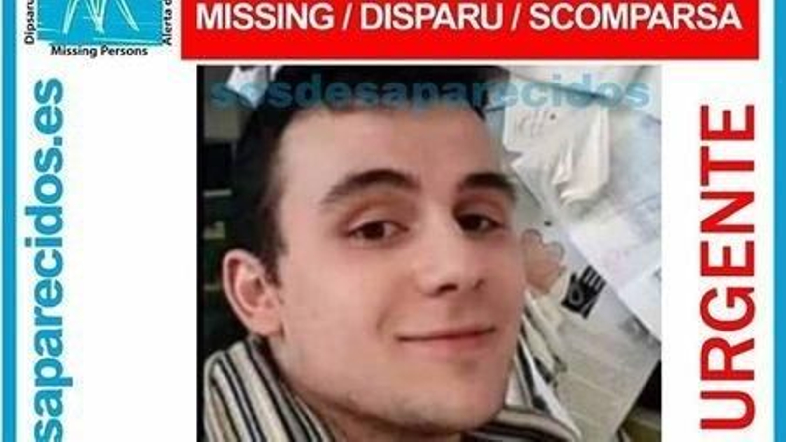 Omar Delgado, el joven desaparecido.