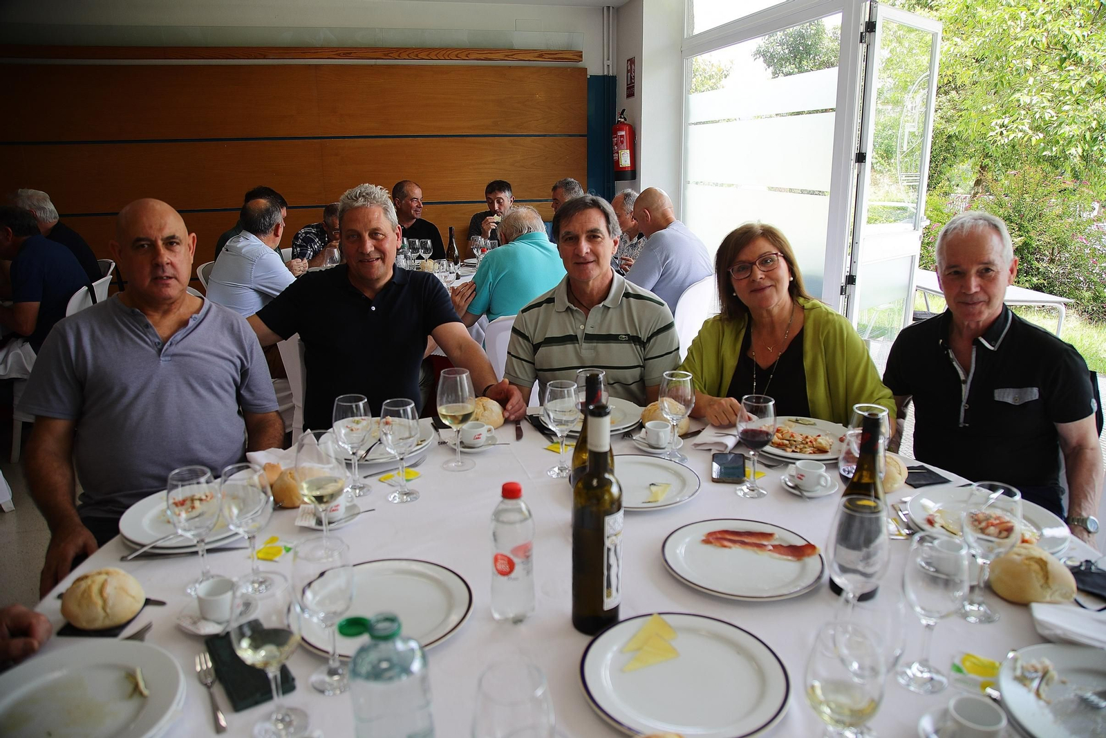 PepeRo, Pepe Ga, Arturo, Mari Carmen y Salgado.