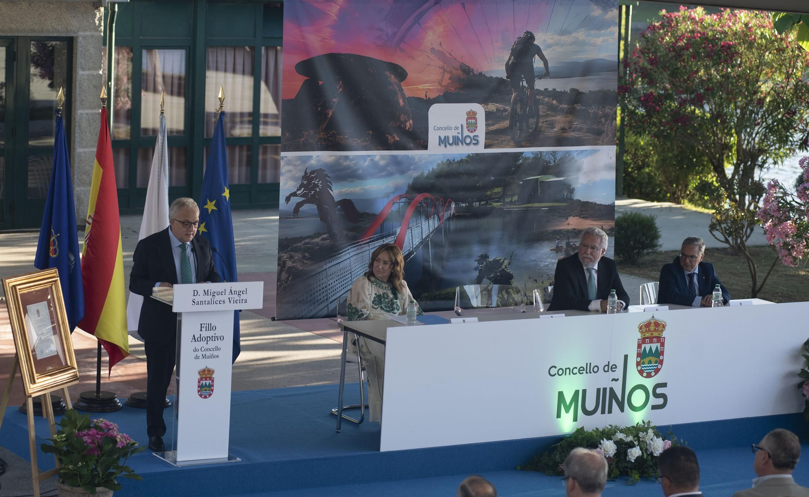 Galería | Muíños celebra el nombramiento de Miguel Santalices como hijo adoptivo