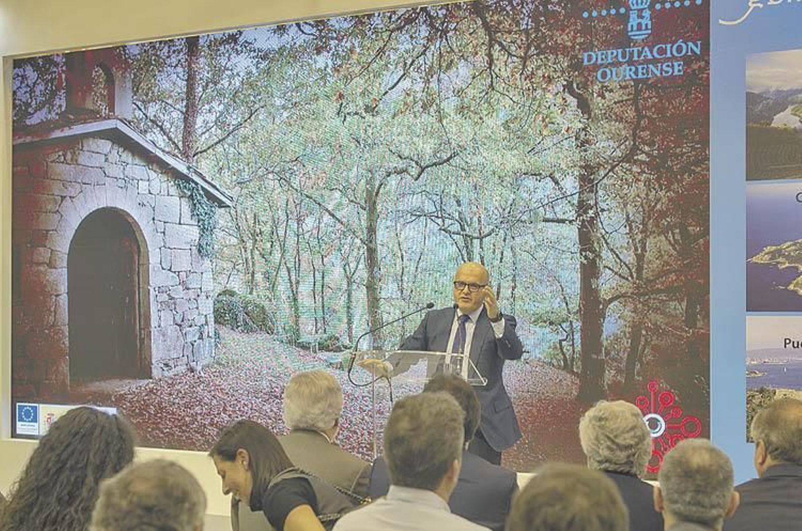 Manuel Baltar presenta la campaña en Fitur.