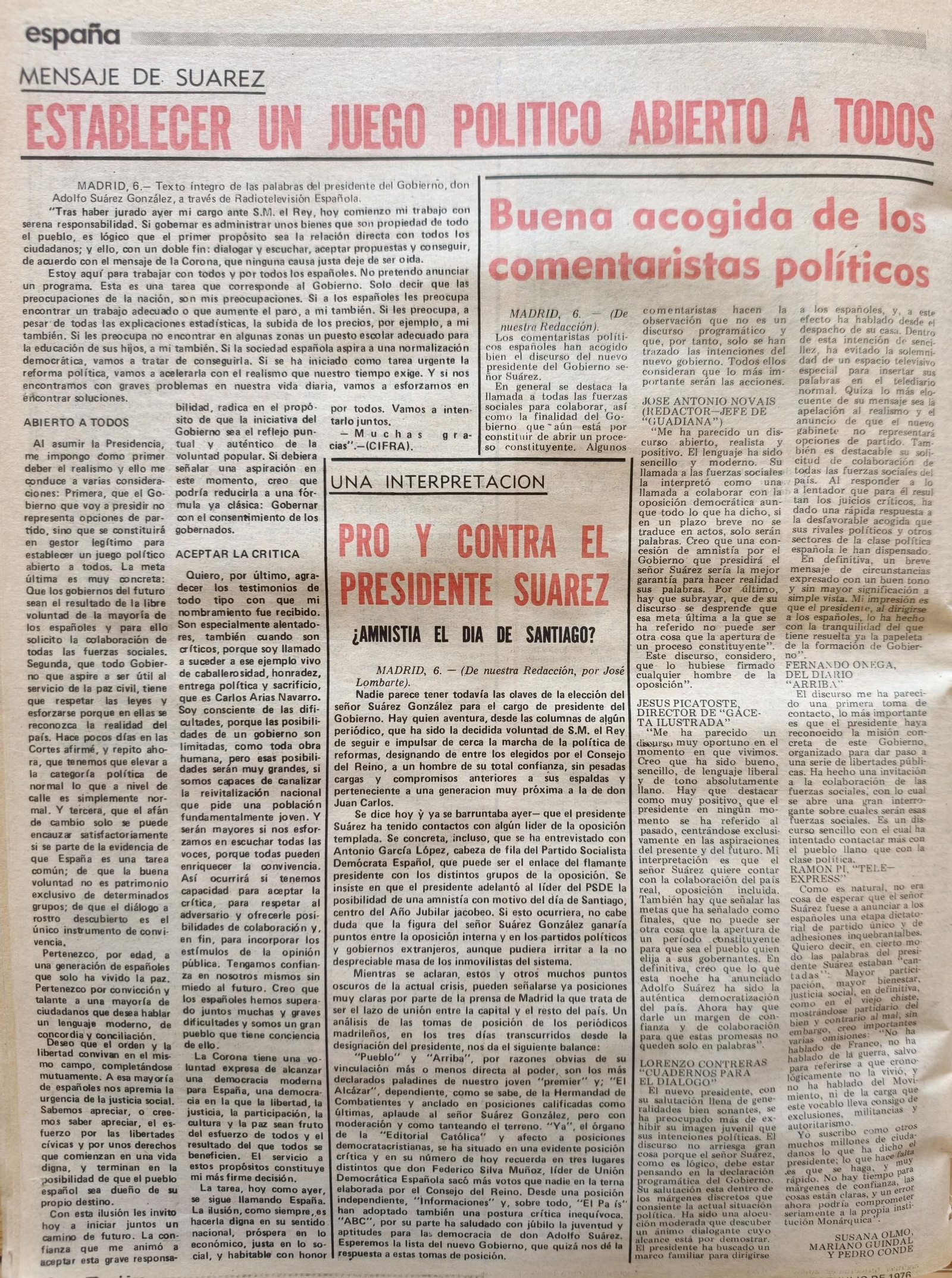 Noticia 7 de julio