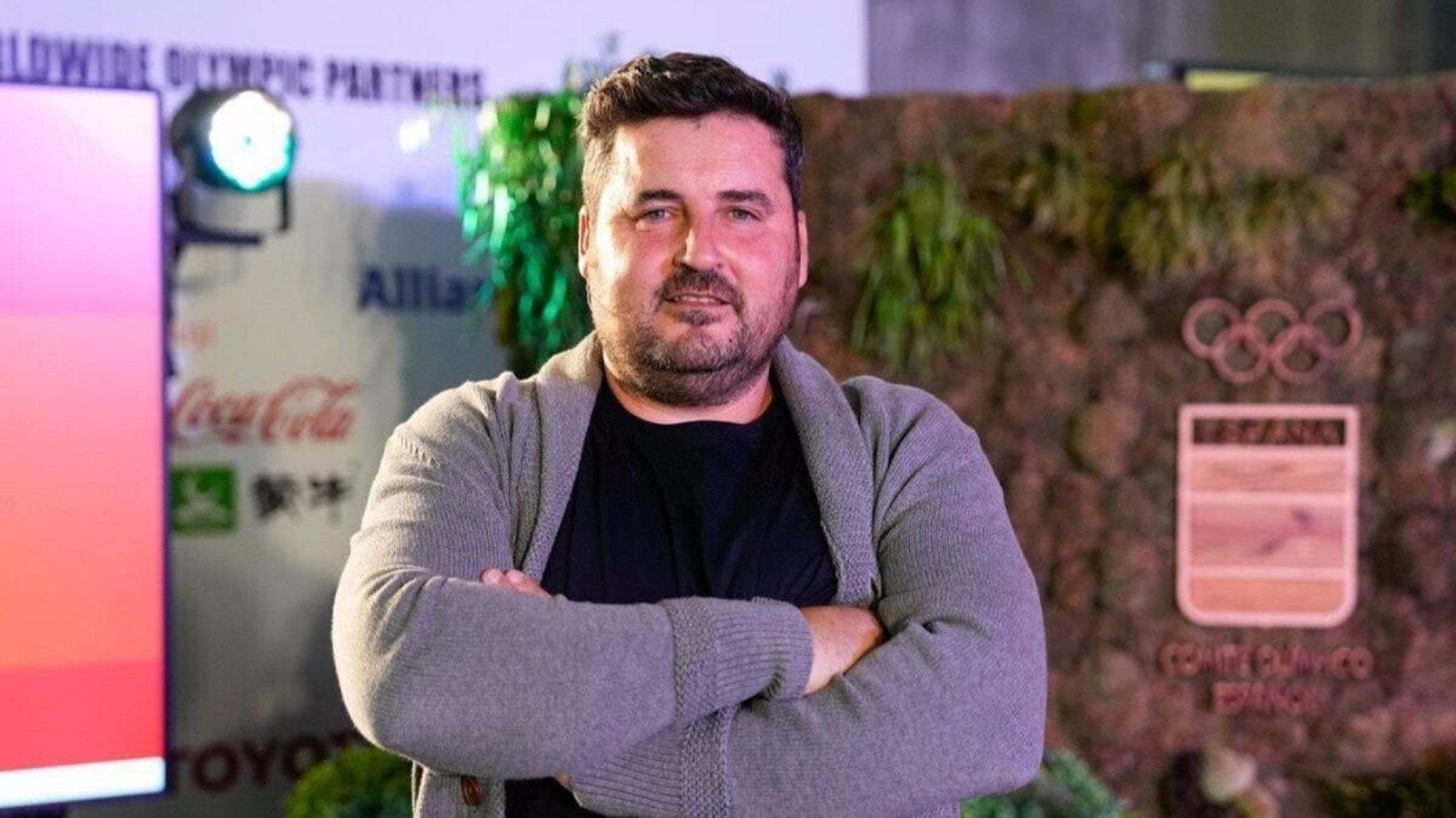 David Cal, durante un acto en el Comité Olímpico Español.