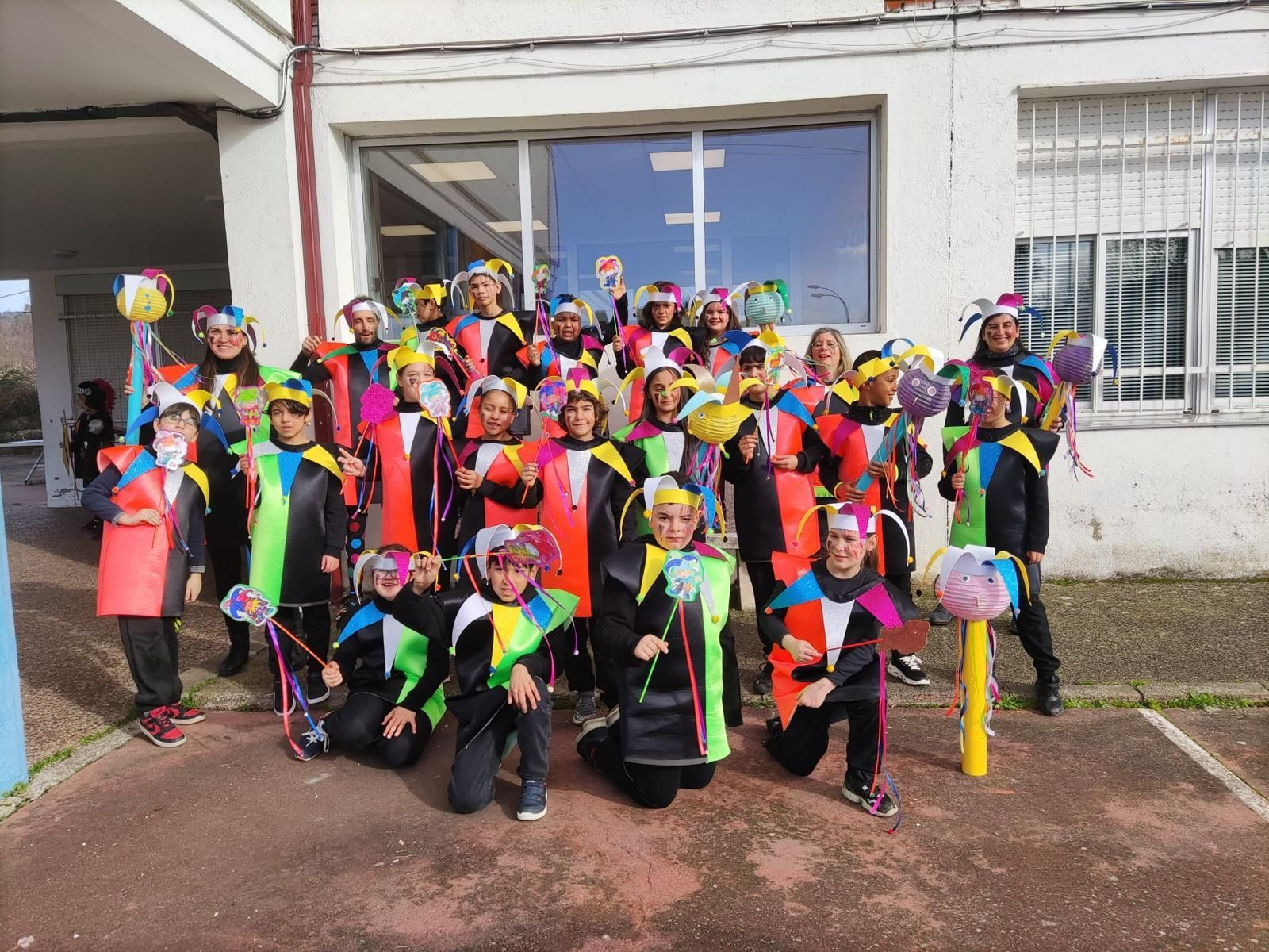 O Entroido no colexio Princesa de España de Verín