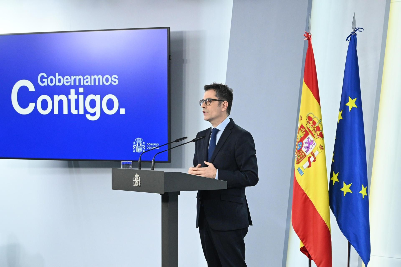 El ministro de la Presidencia, Félix Bolaños // EFE