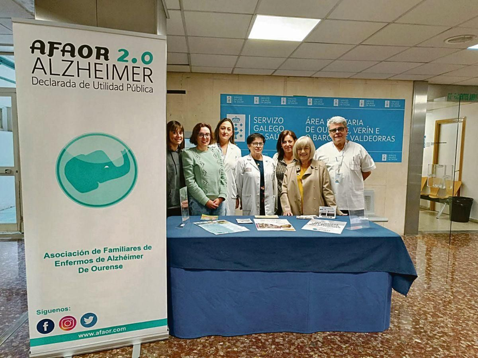 Afaor conmemora el Día del Alzhéimer con mesas informativas en la ciudad