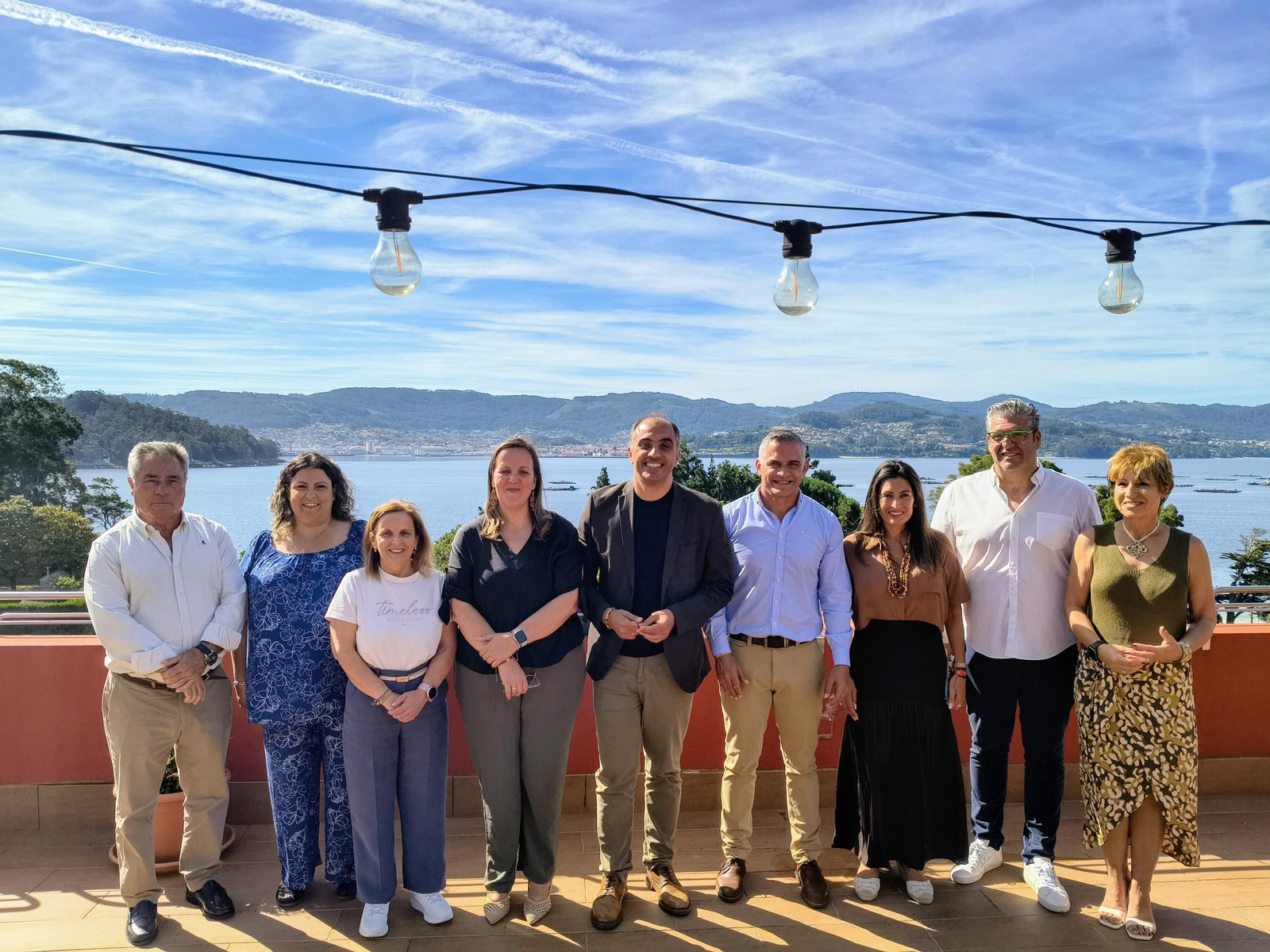 El gobierno local de Poio en el Hotel Villa Covelo.