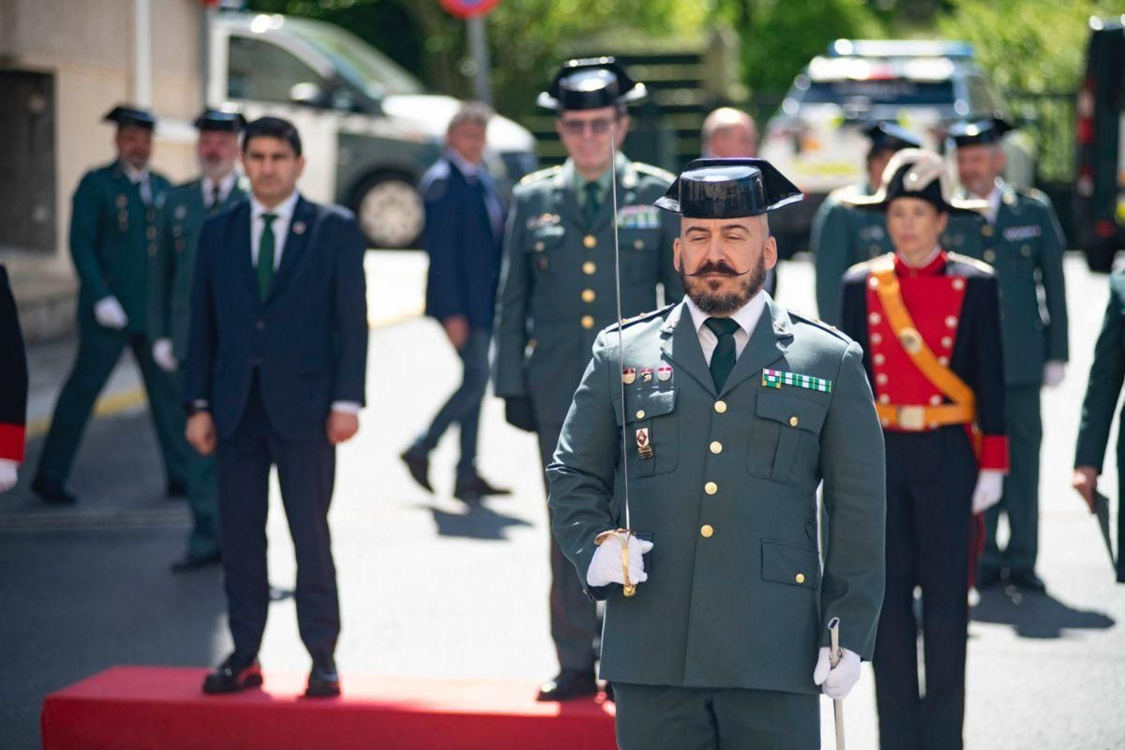 Nombramiento del Teniente Coronel Rafael Berguillo en la comandancia de la Guardia Civil de Ourense