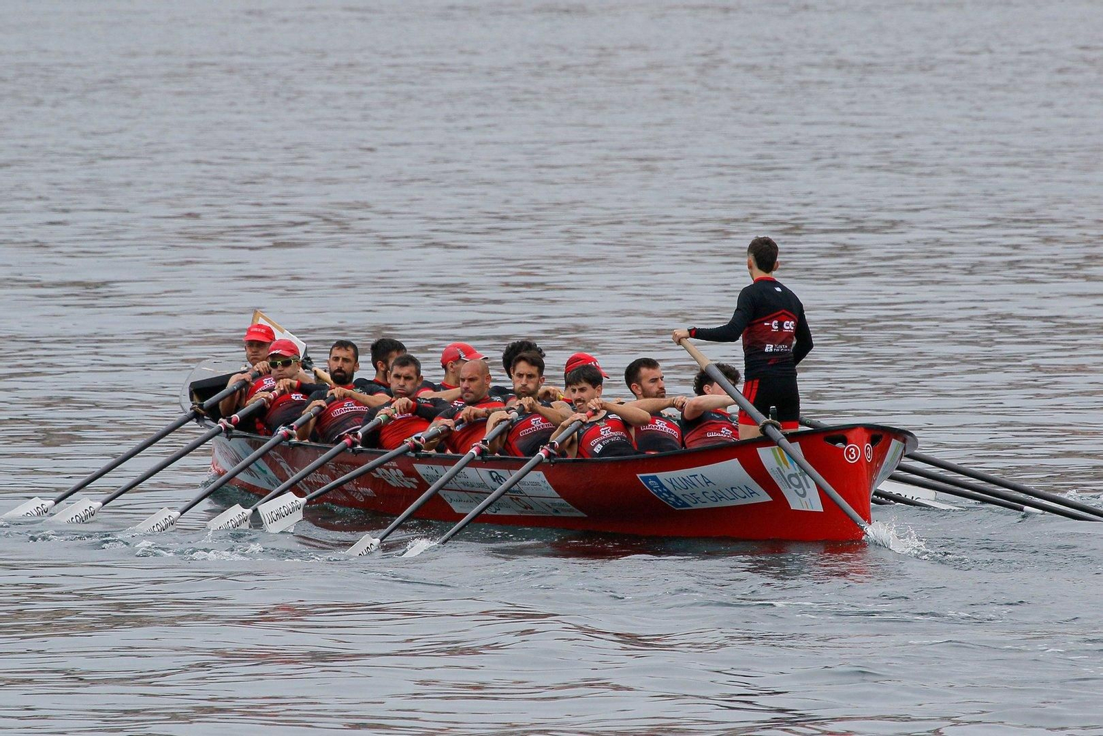 Bandera de Samertolameu de traineras.