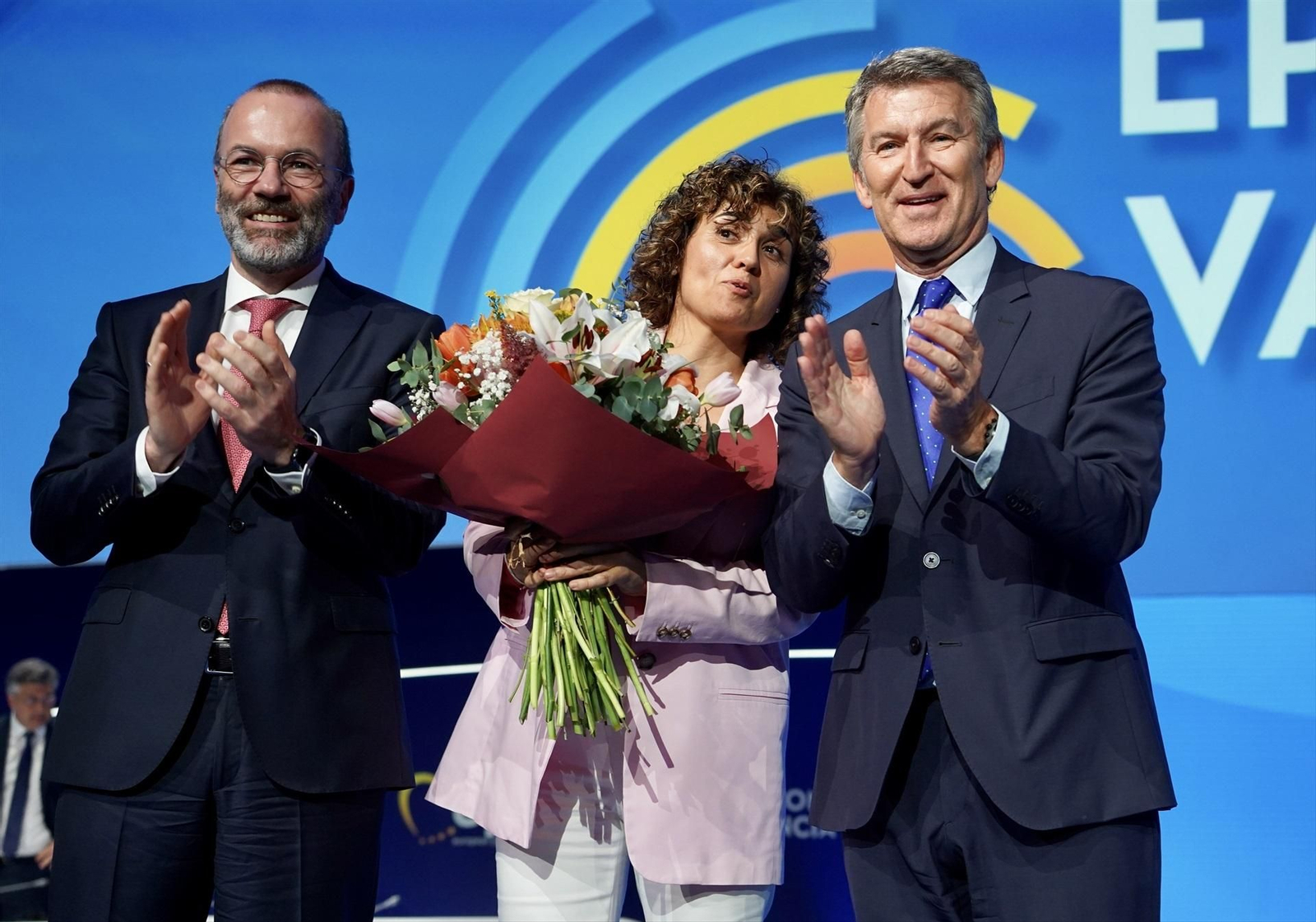 En la imagen clausura del Congreso de los populares europeos en Valencia