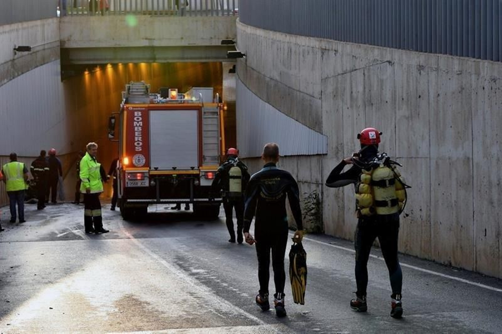 Trabajos en túnel de Almería donde ha fallecido una persona 5