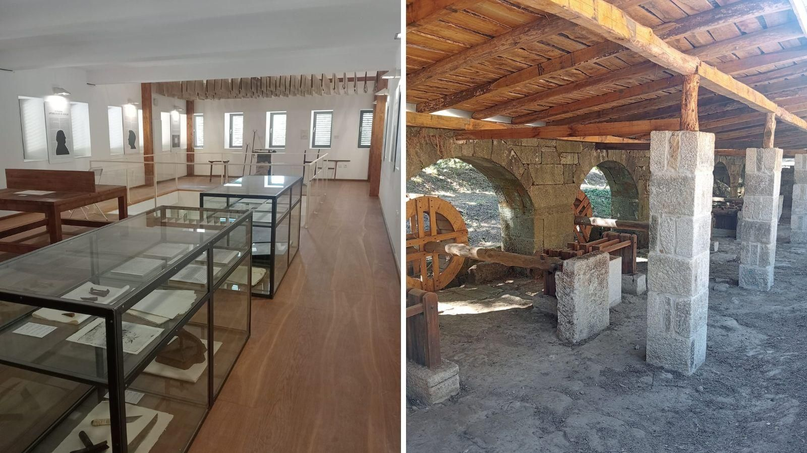 Imágenes del exterior y del interior del nuevo Museo de la Fábrica de Papel del Arenteiro