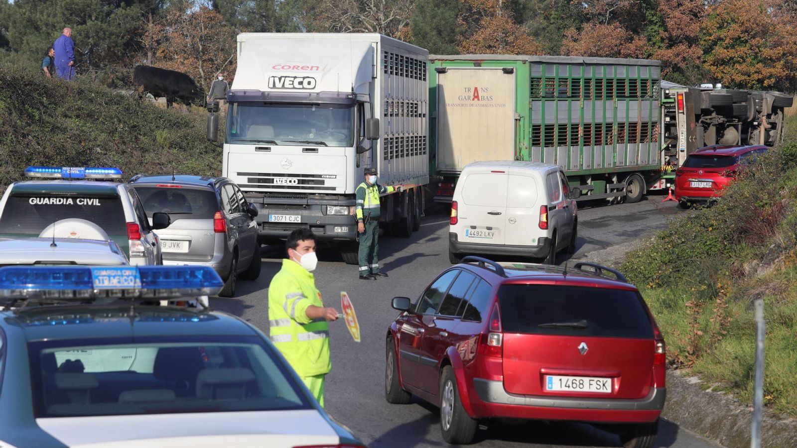 Imagen del accidente. José Paz.