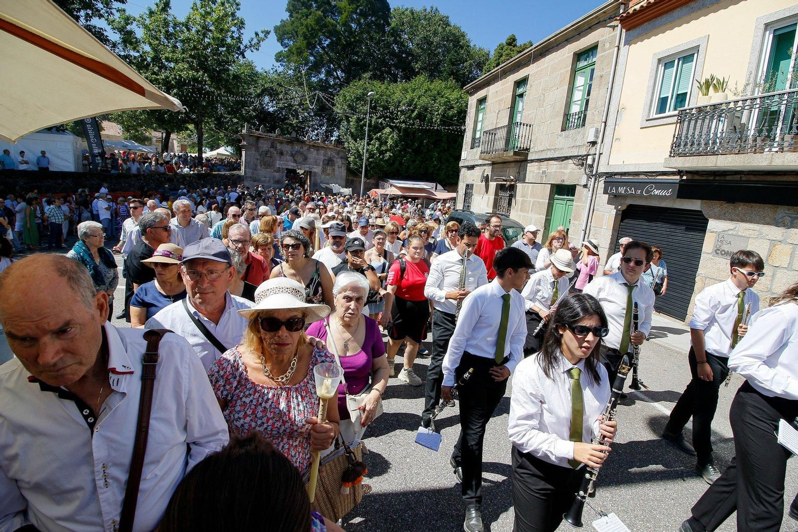 Procesión en la romería de San Roque.