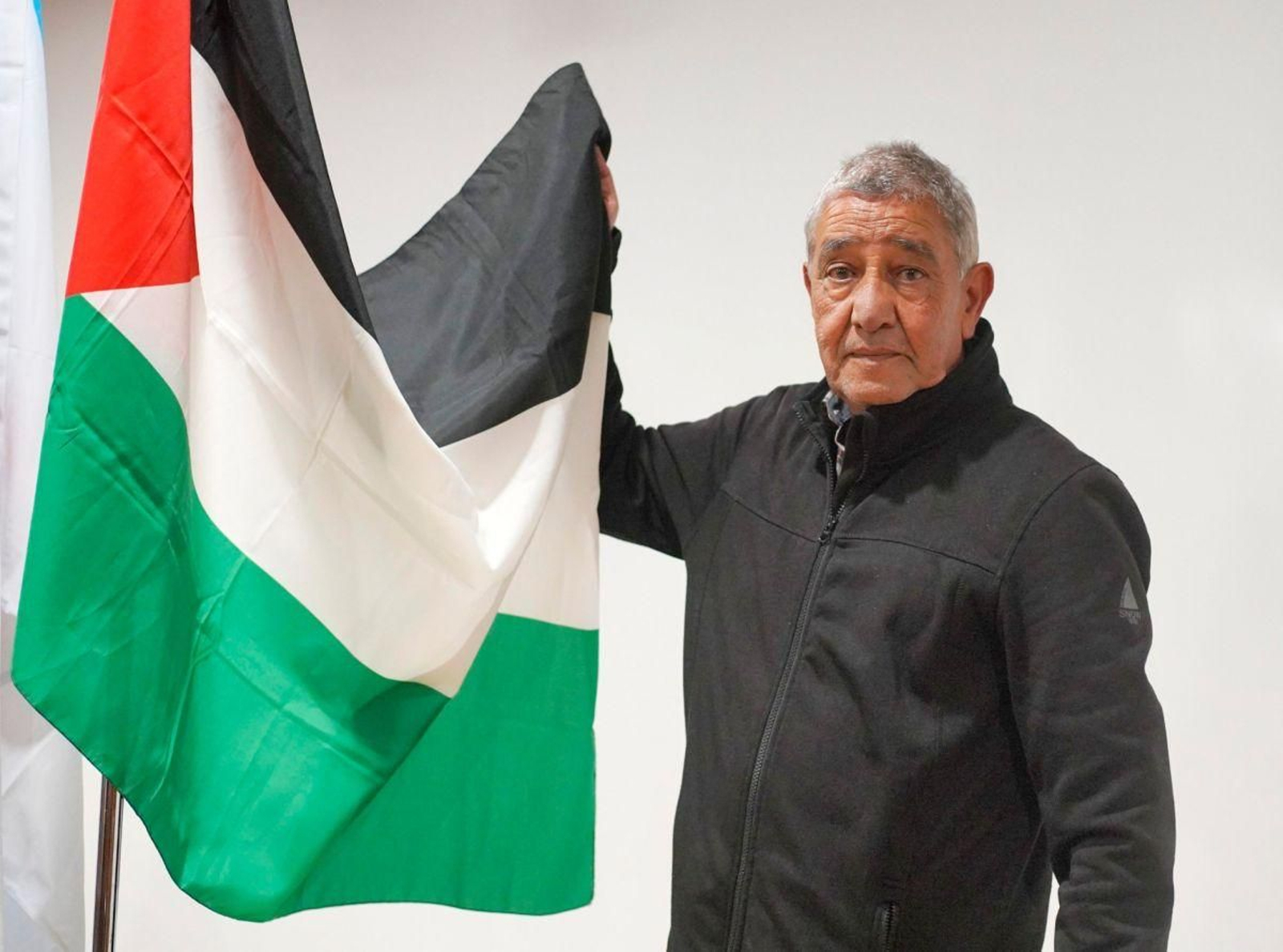 Fayed Badawi habló ayer de la situación que sufre Gaza atacada por Israel.