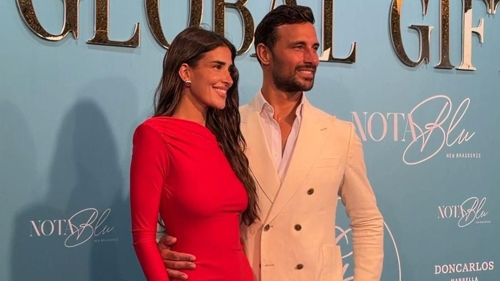 Lidia Torrent y Jaime Astrain en una gala.