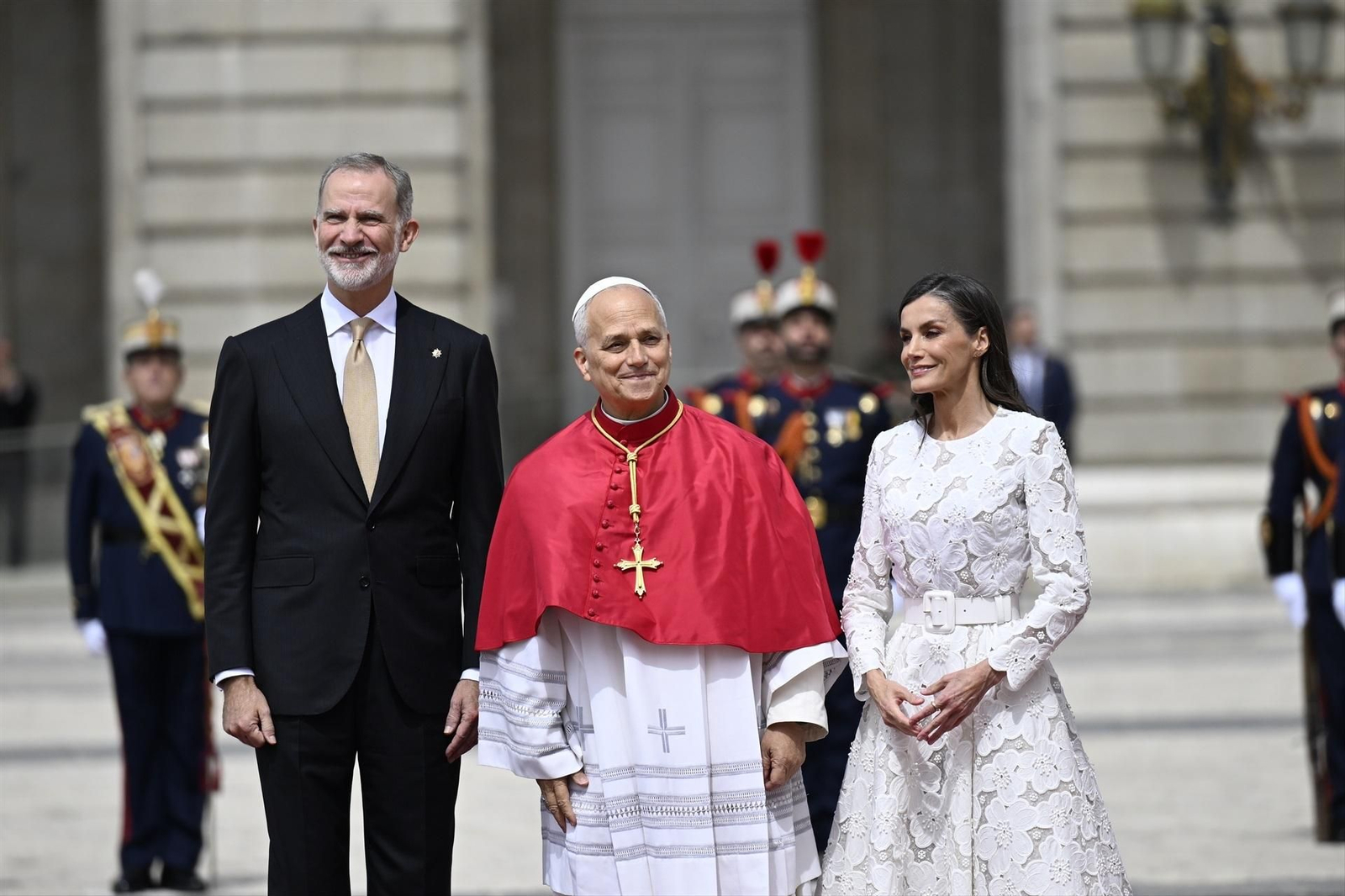 Galería | Así fue el primer día de la visita del papa León XIV en Madrid, en fotografías
