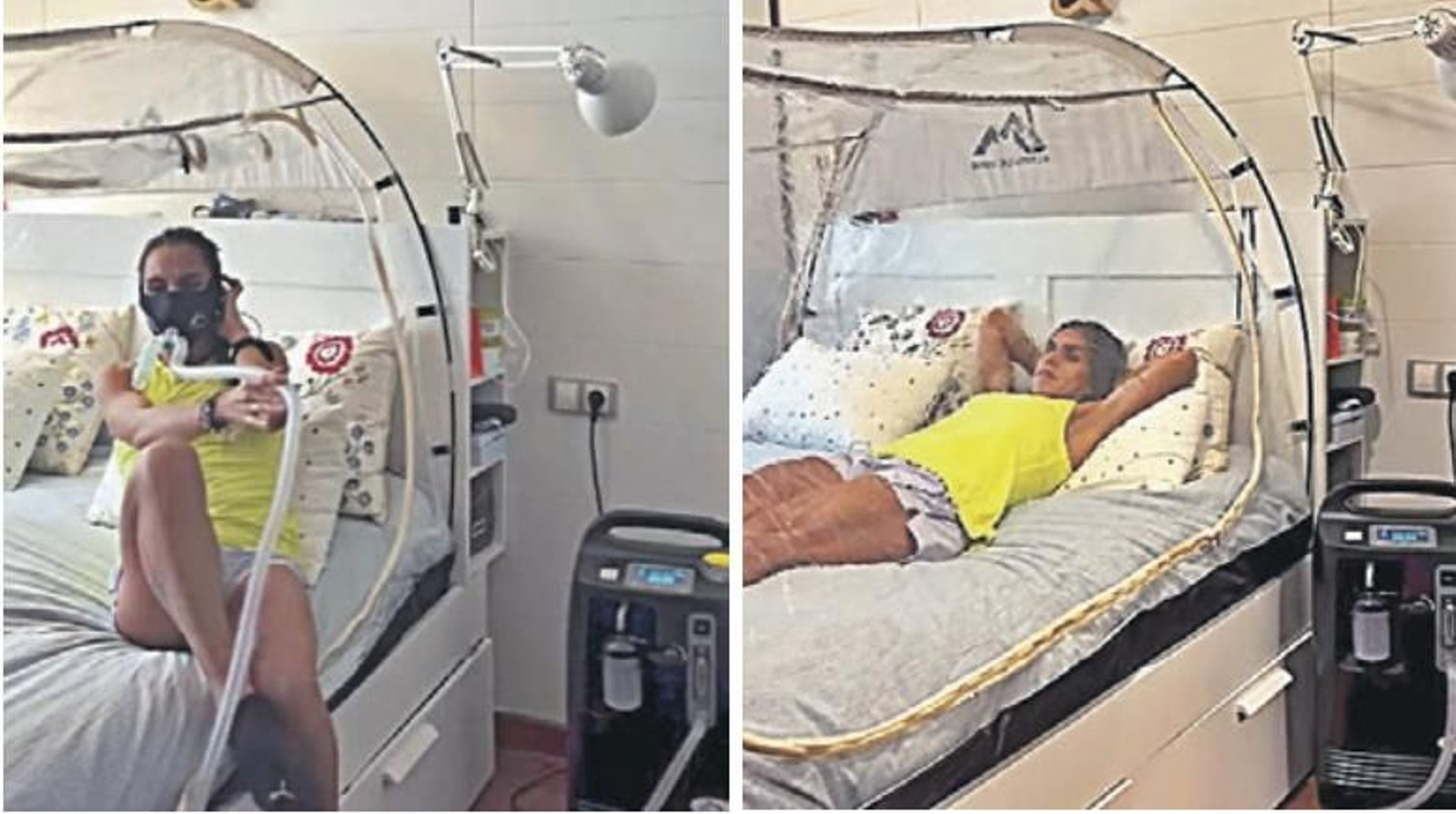 Ester Navarrete utilizó una cama de hipoxia para preparar la maratón de Valencia, en la que consiguió un nuevo récord de Galicia.