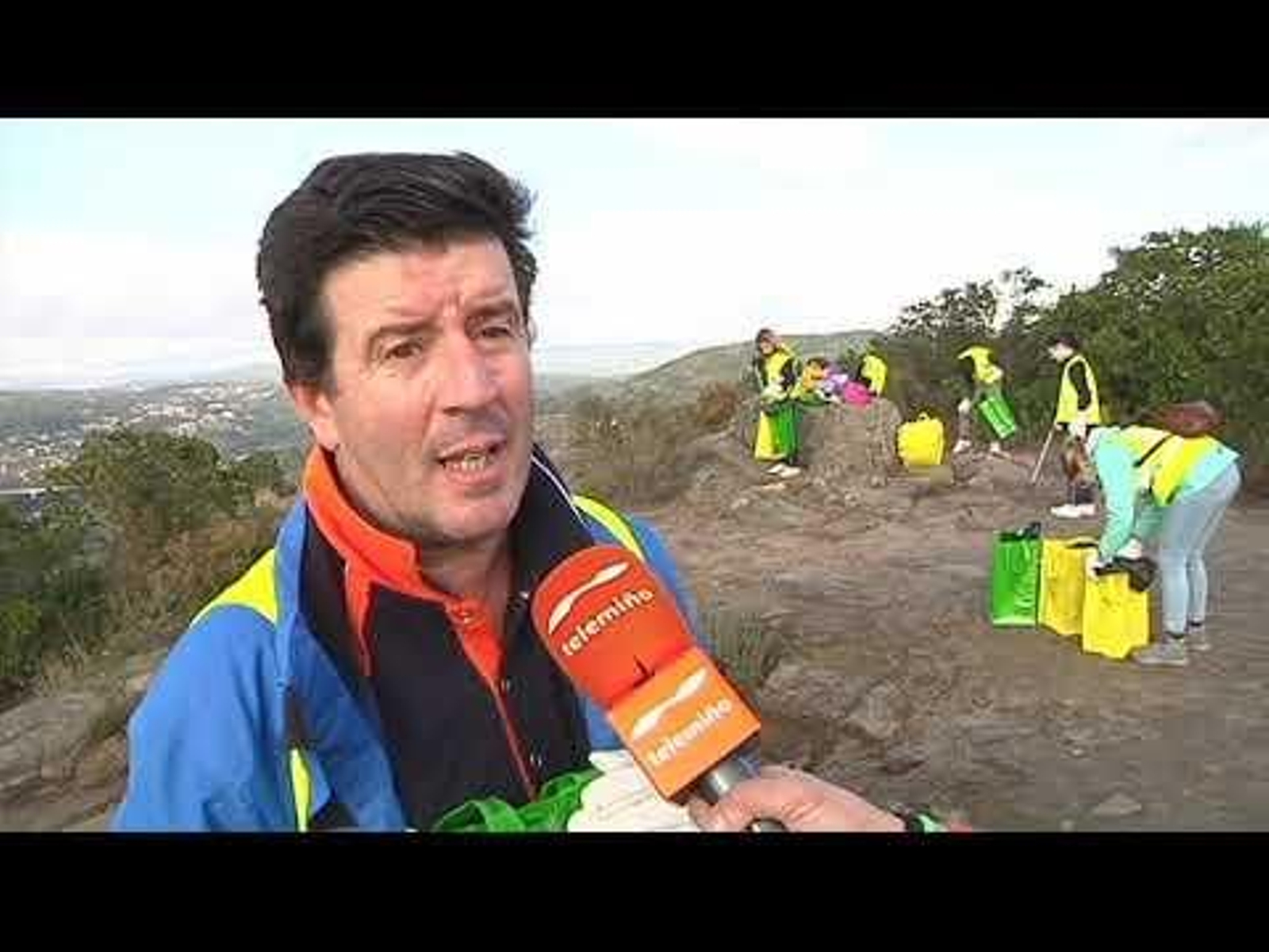 Reportaje recogida de basura en Montealegre 13 11 19