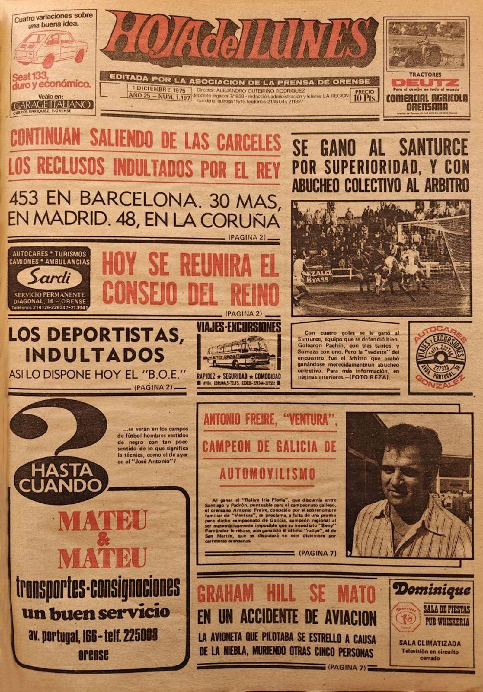 Primera página de 1975