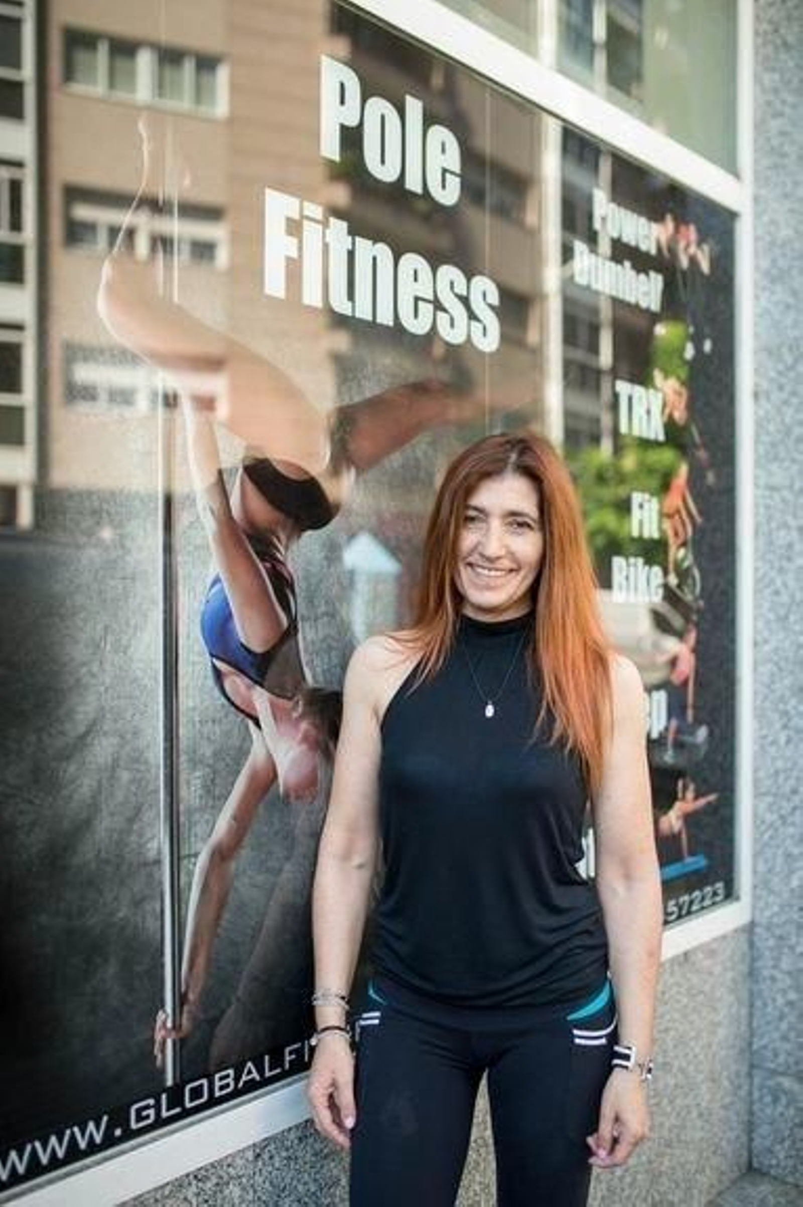 OURENSE (GIMNASIO GLOBAL FITNESS). 20/09/2018. OURENSE. Retrato de Pury, gerente del Gimnasio Global Fitness, para suplemento VIDA. FOTO: ÓSCAR PINAL.