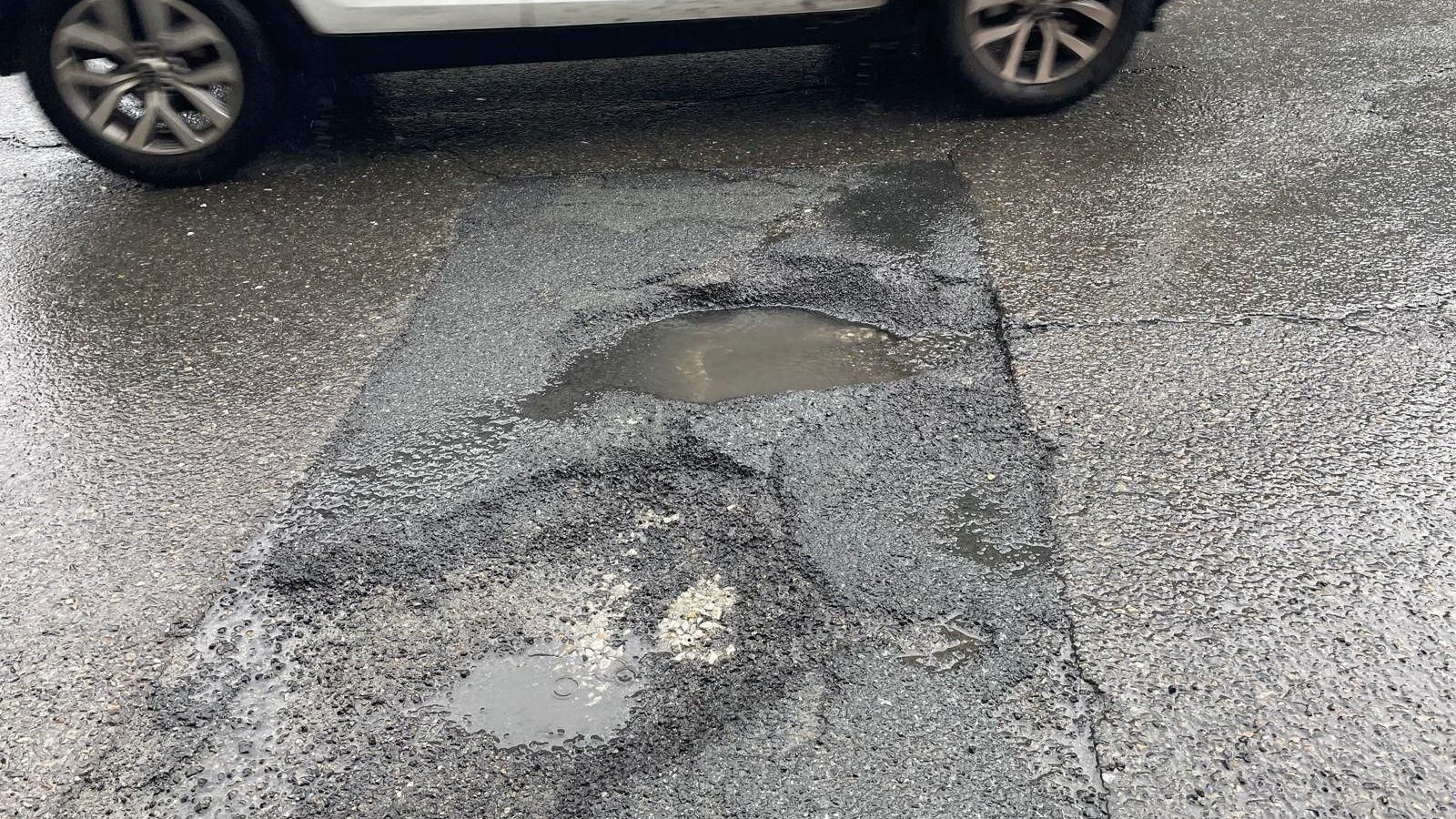 El socavón de la calle San Francisco