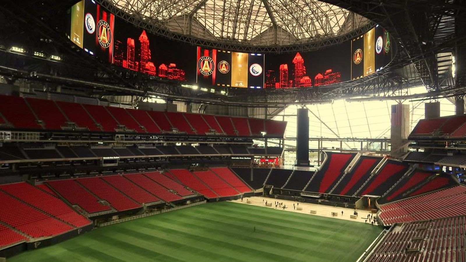 Mercedes Benz Stadium, Atlanta.