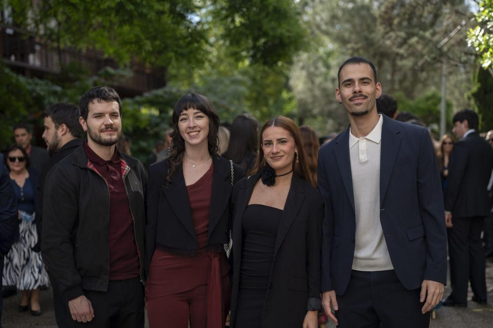 Jorge, Sara, Nadia y Álex.