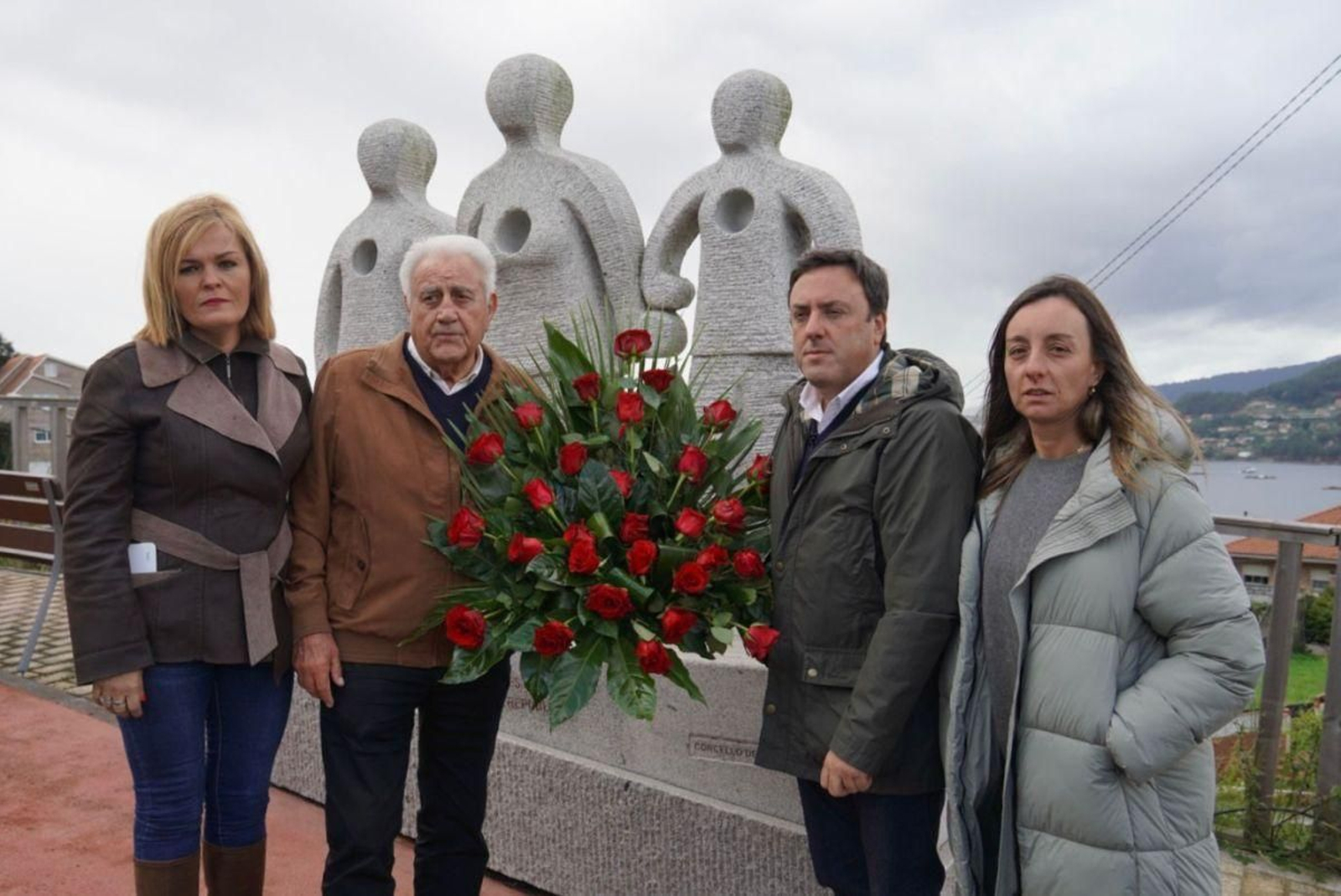De izquierda a derecha, Digna Rivas, José Blanco “Bullo”, Valentín G. Formoso y Paloma Castro.