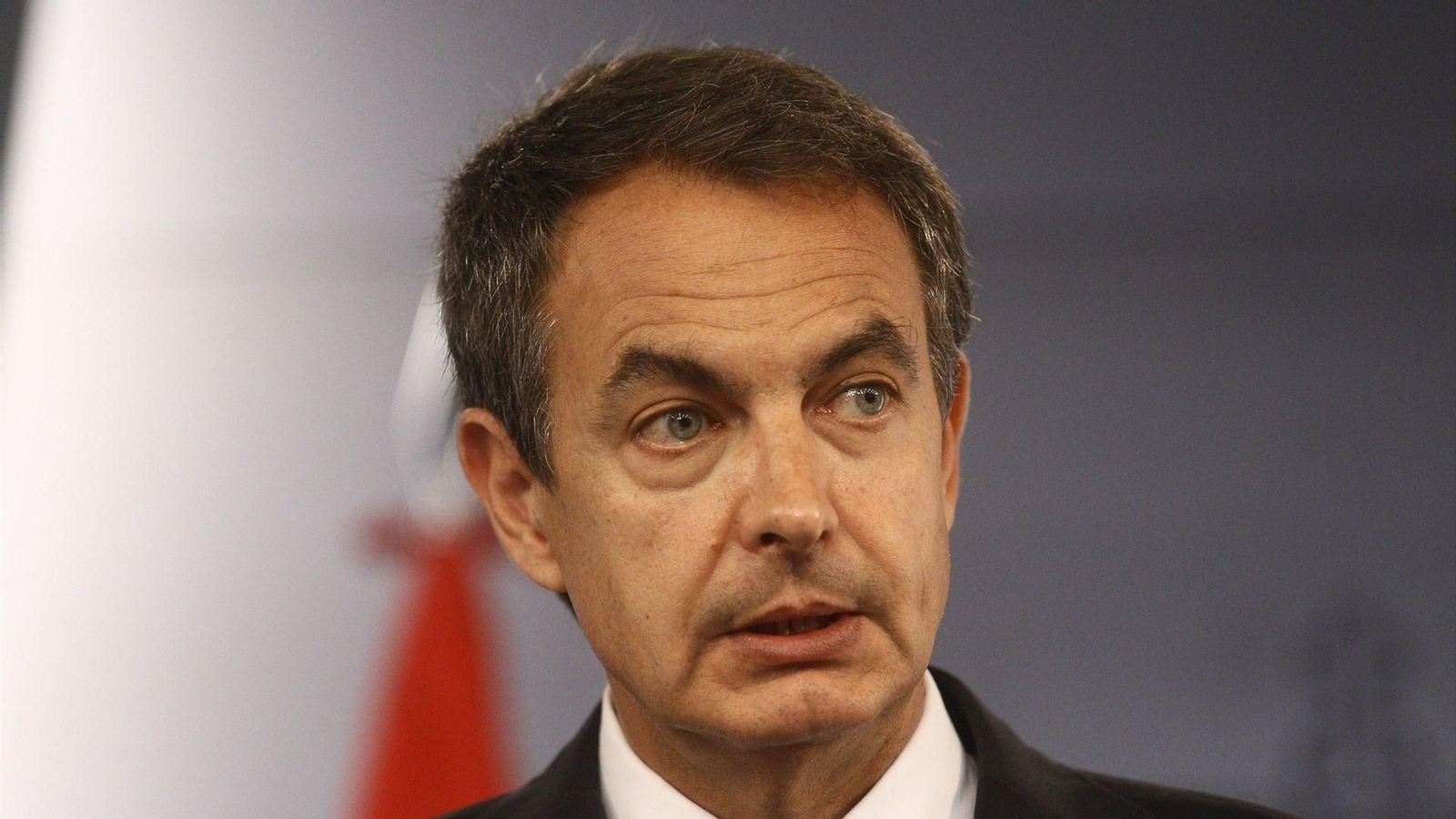 Zapatero en Moncloa.