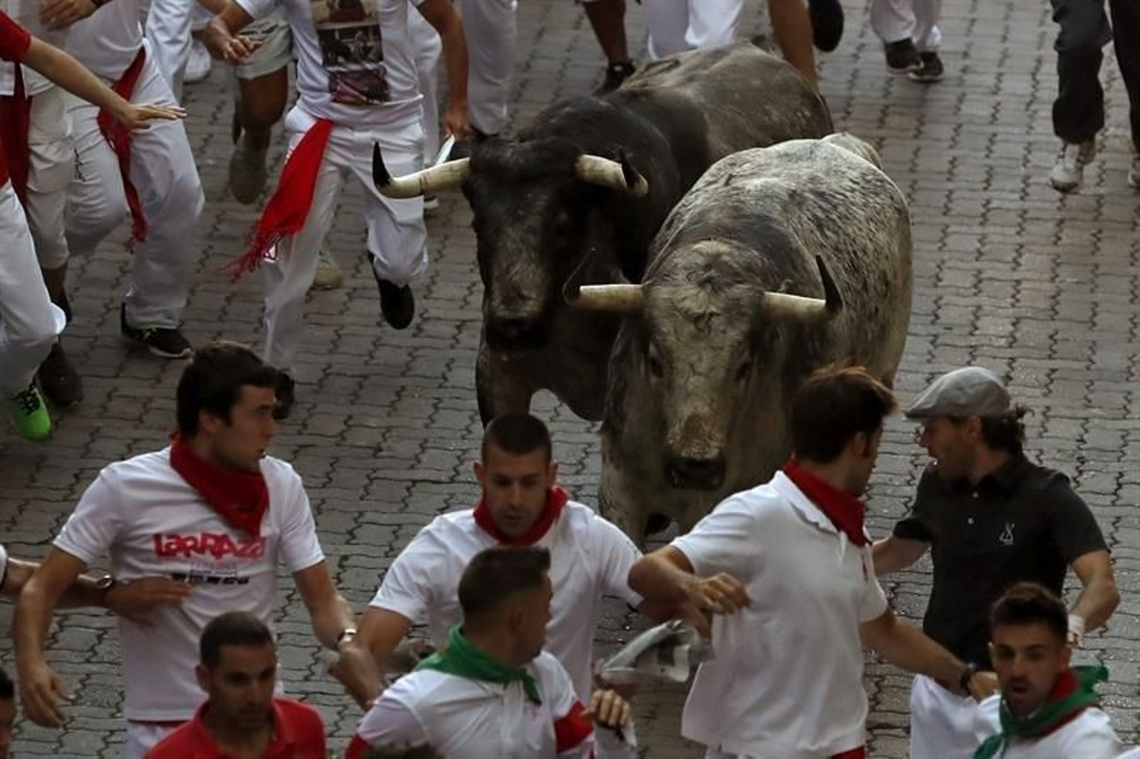 El primer encierro de los Sanfermines 09