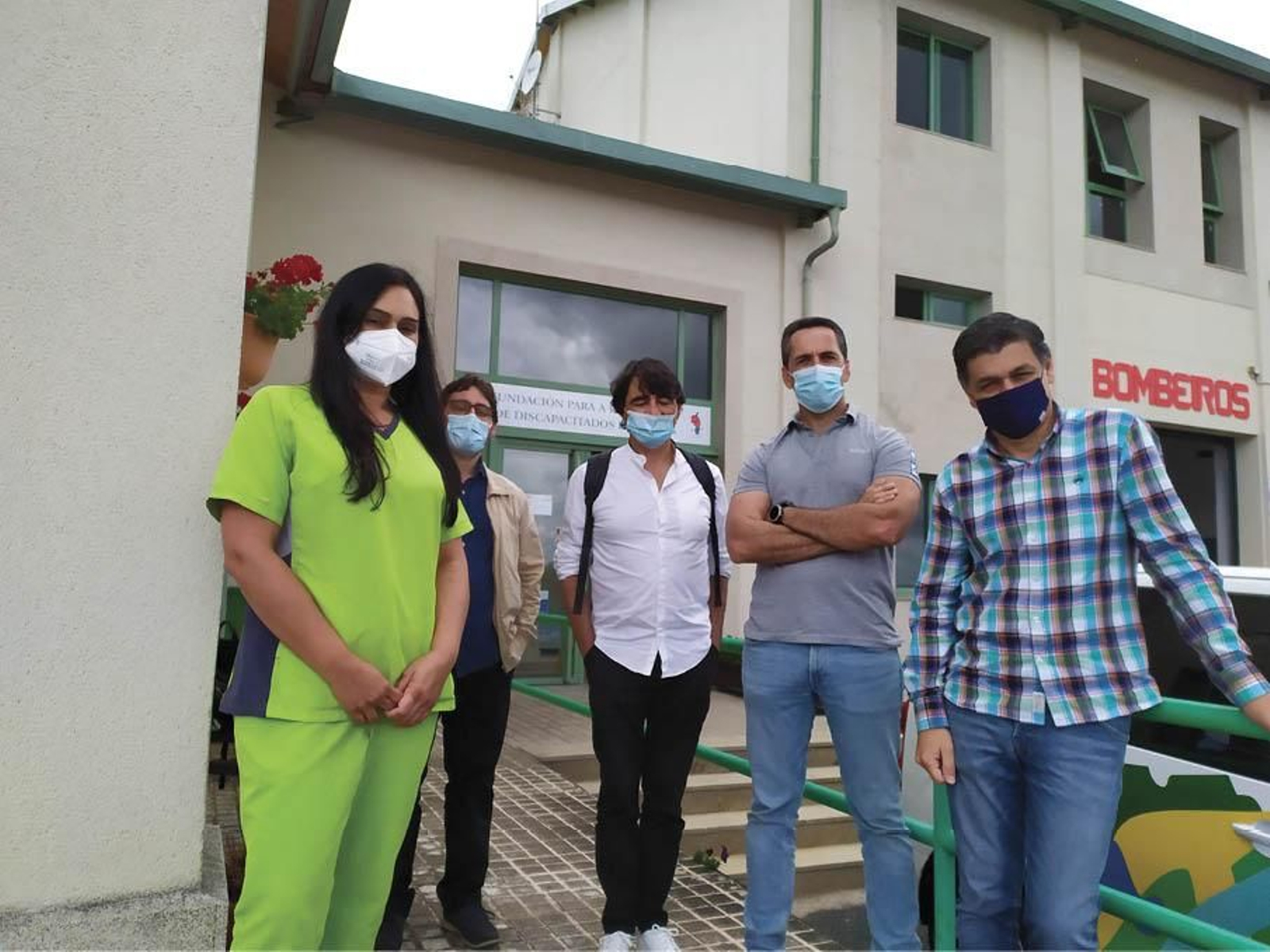 Patricia Taboada, Domenico Tinelli, Feliciano Varcarcel, Manel Vieitez y Alberto González.