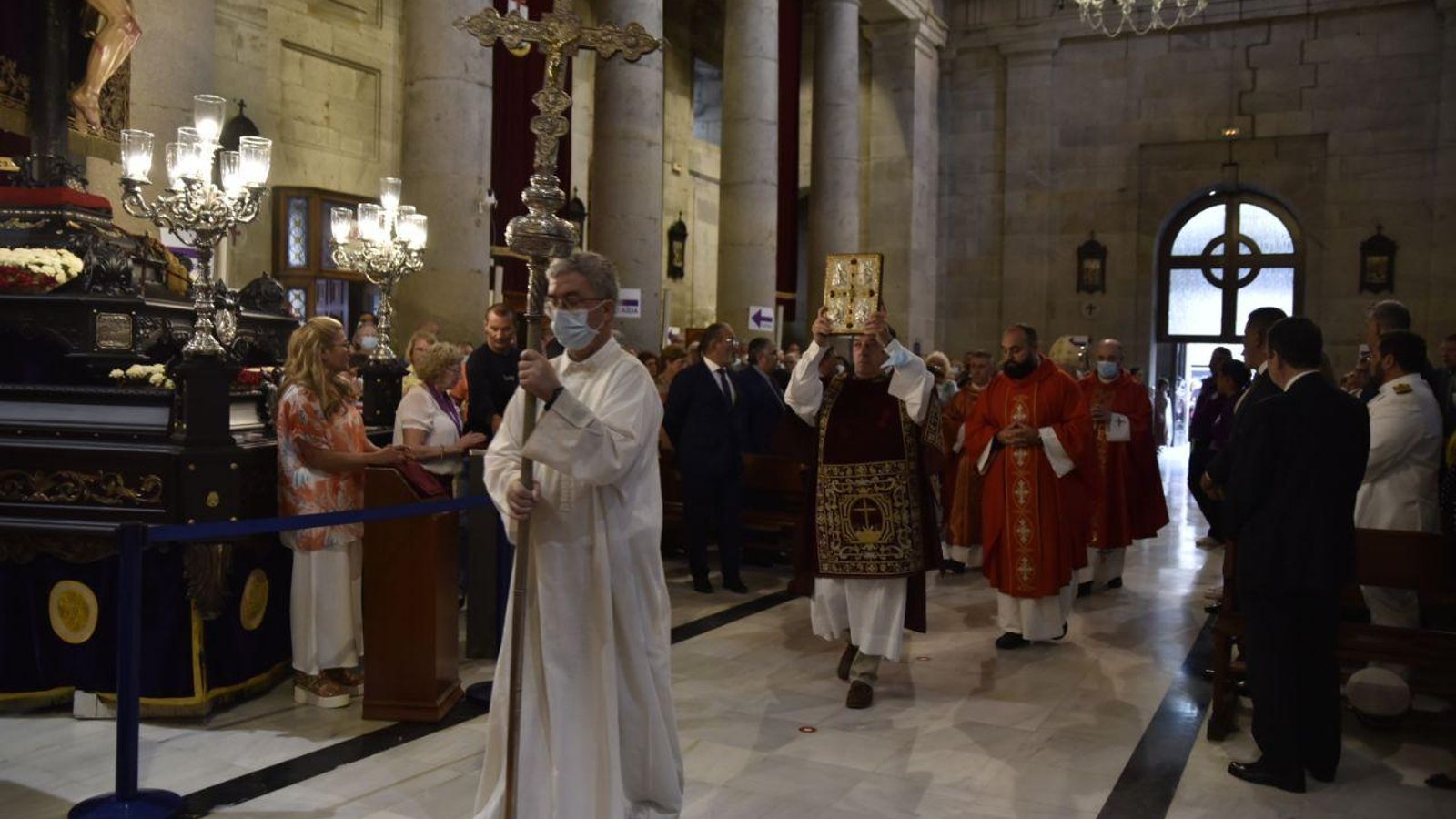 Comienzo de la misa solemne del Cristo de la Victoria. // Juancho Everman