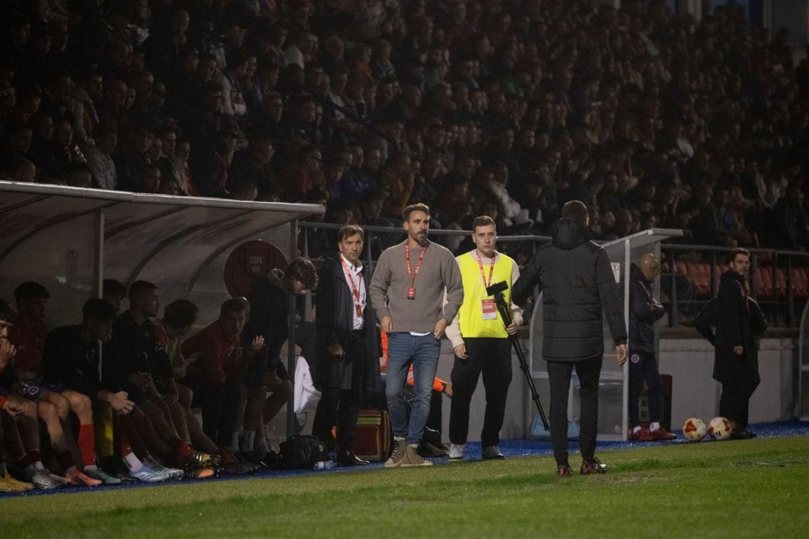 El estadio de O Couto presenciando un partido de la UD Ourense