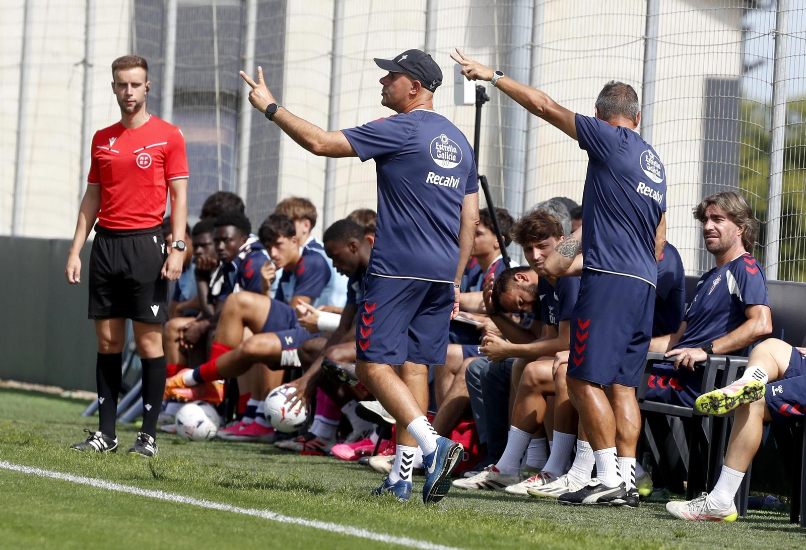 Galería | Celta Fortuna y Coruxo se miden en la pretemporada