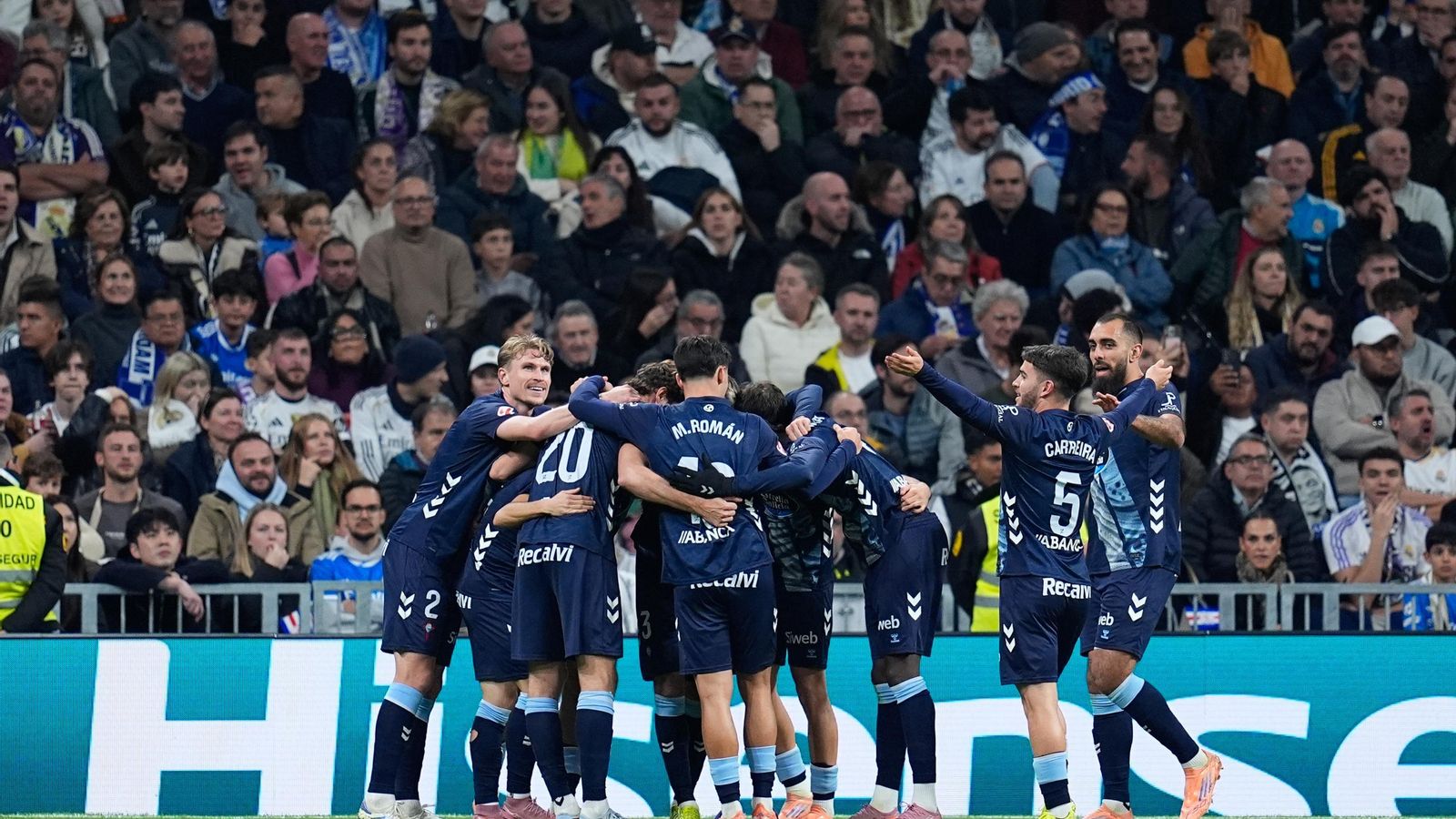 Galería | El Celta regresa al Santiago Bernabéu