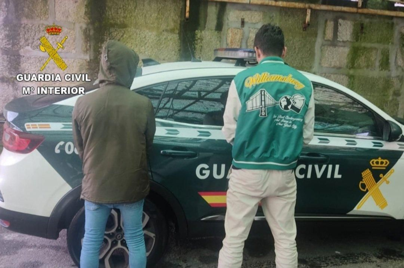 Detenidos en A Guarda. // Guardia Civil