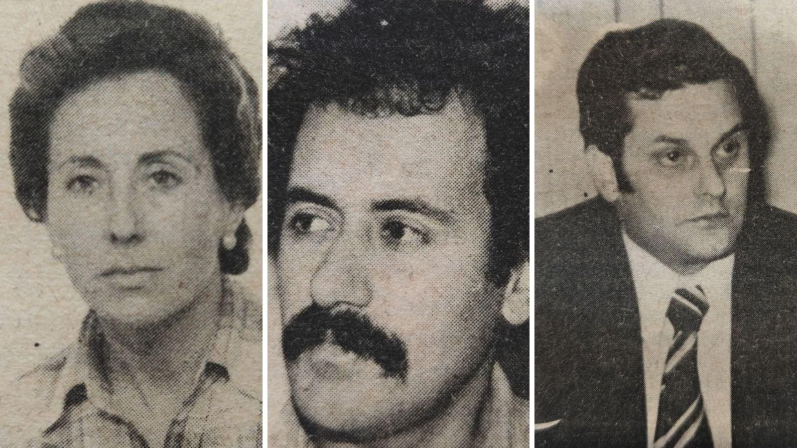 Manuela García, Fernando Copa y  Alfonso Palomares.